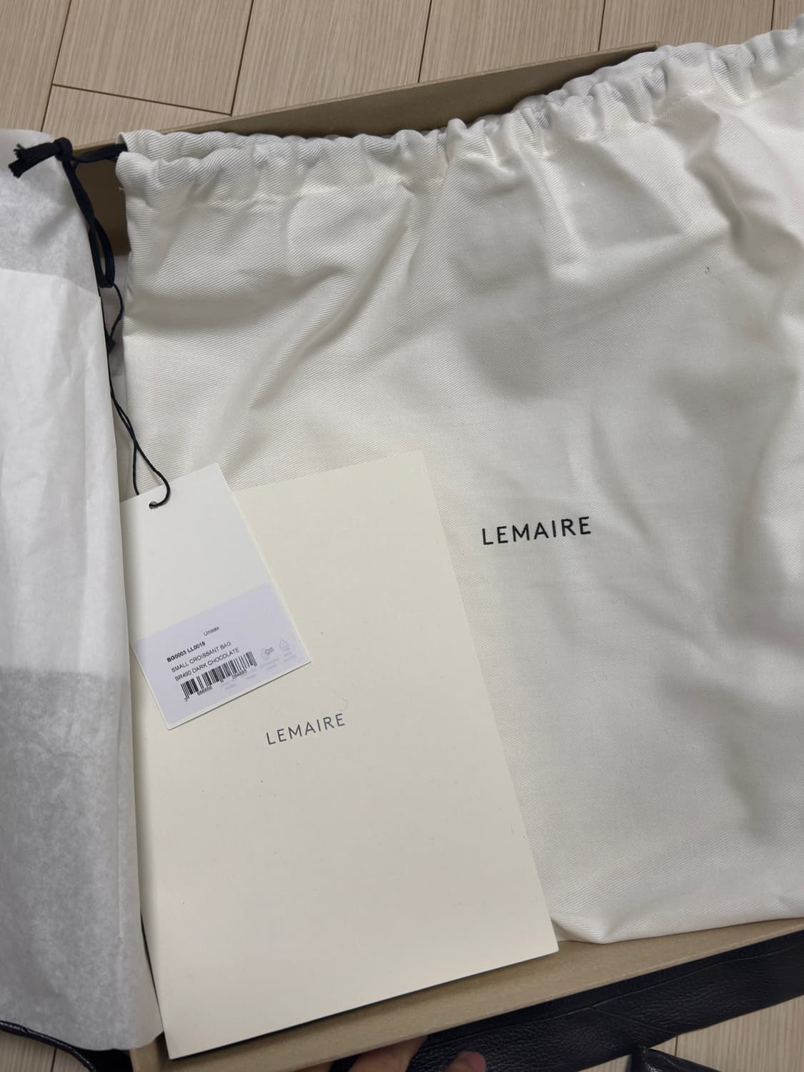 르메르 크루아상범백 다크초코 그레인 상품이미지2