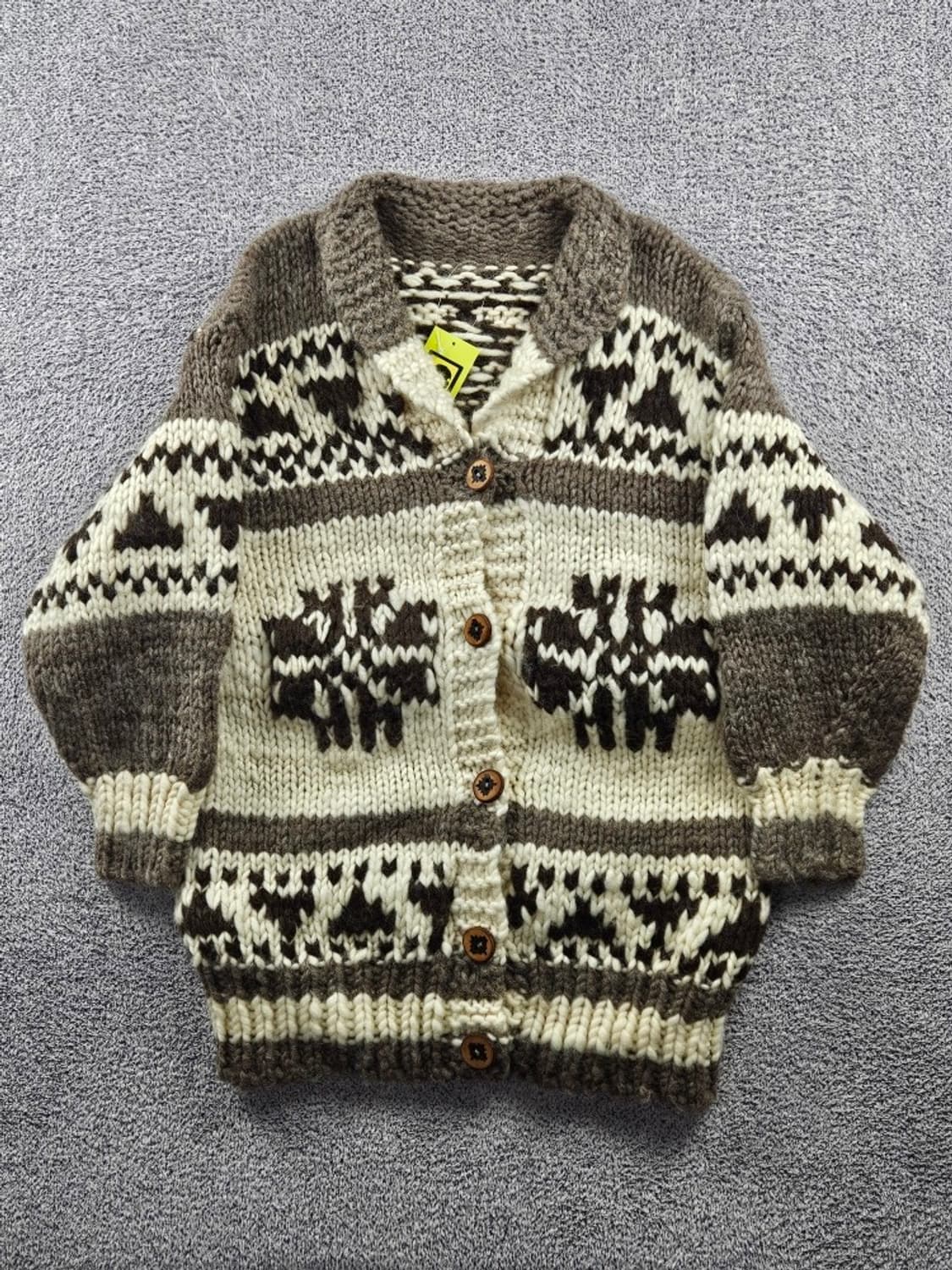 핸드메이드 캐나다 우드 메이플 버튼 코위찬 가디건 (OS) / 10974 상품이미지2