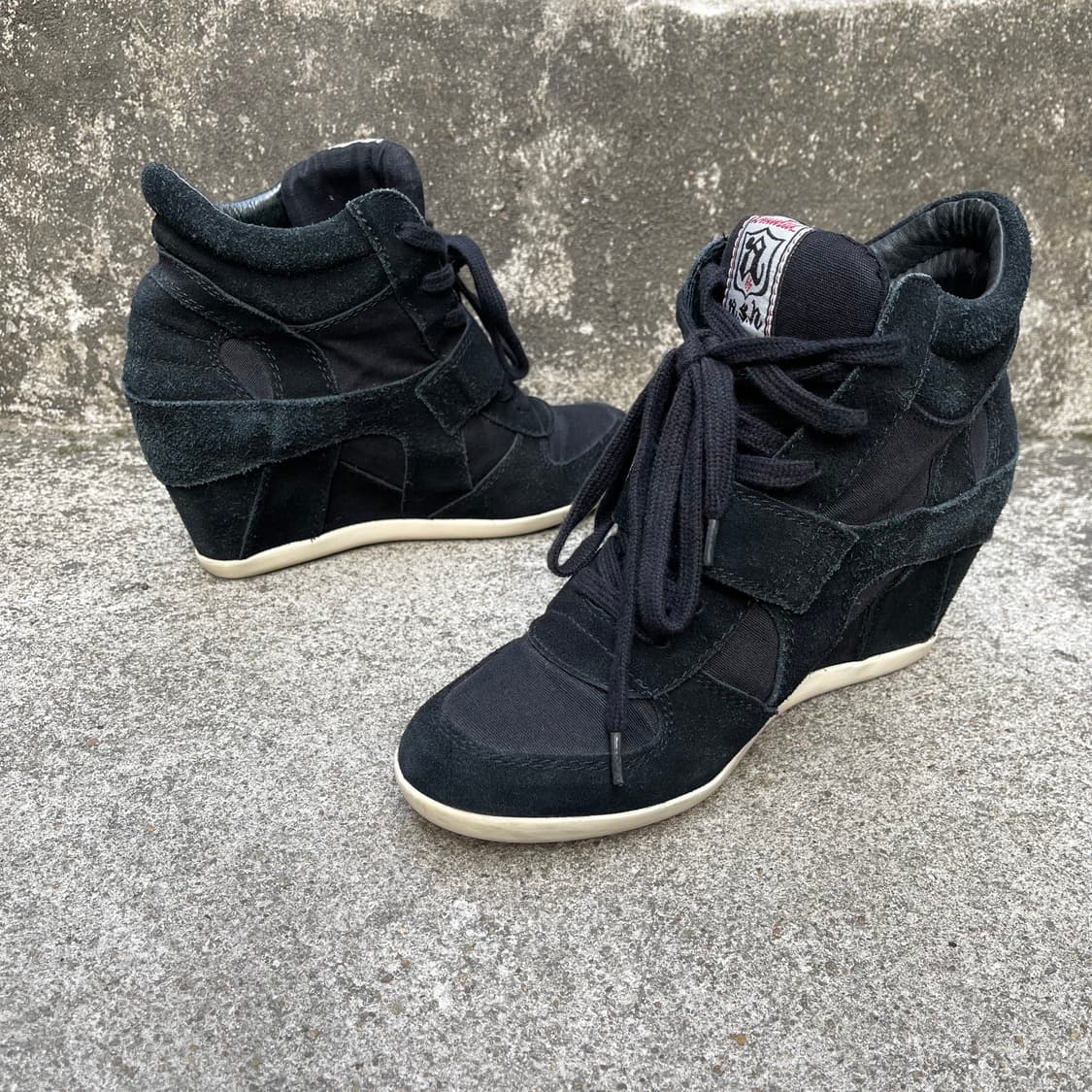 [39] ASH 스웨이드 웨지힐 스니커즈 (250) 상품이미지4