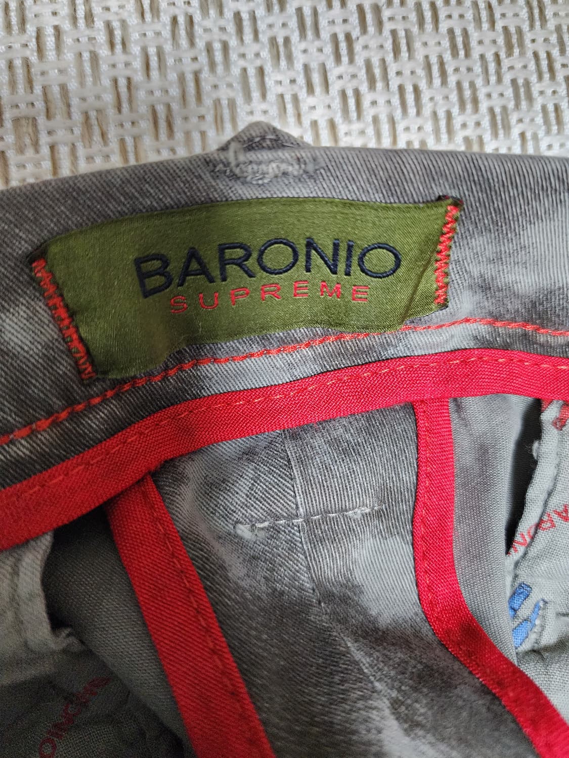 (새제품) 이태리 치노팬츠 baronio 스키니팬츠 32 상품이미지7