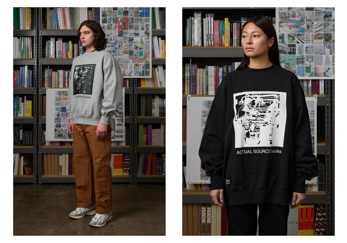 Fresh service x actual source book 스웨셔츠 상품이미지4