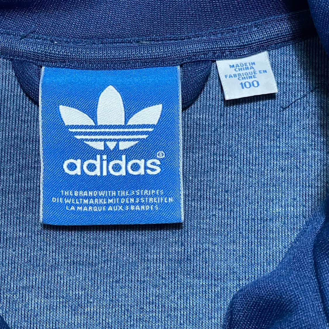 [L] 아디다스 빈티지 구형 유로파 네이비 져지 상품이미지2