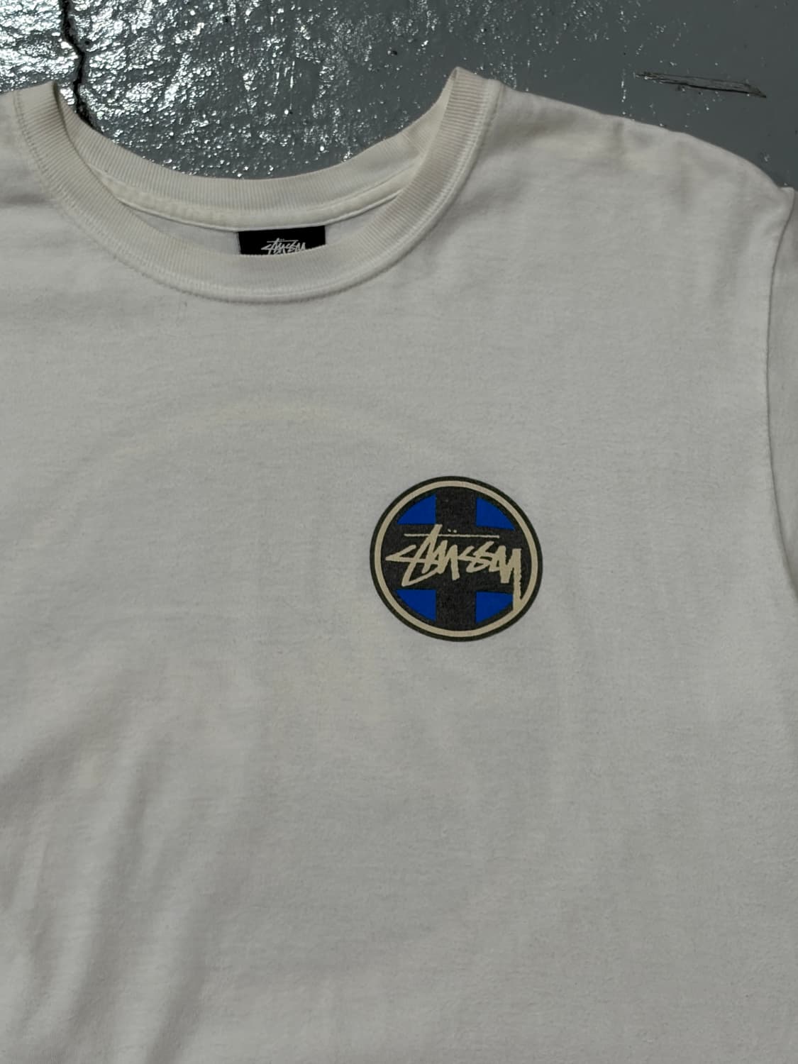 20ss 스투시(Stussy) 크로스 닷 피그먼트 다이 티셔츠 상품이미지2