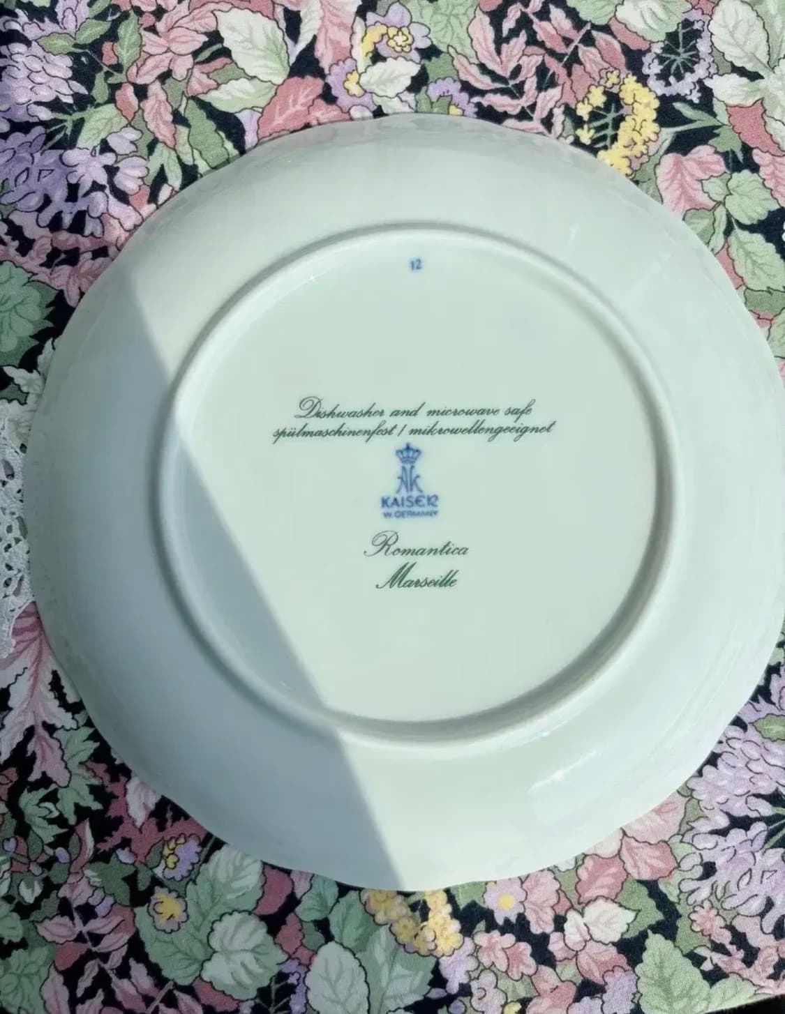 독일 빈티지 카이저 로만티카 마르세유 커피잔 트리오 상품이미지5