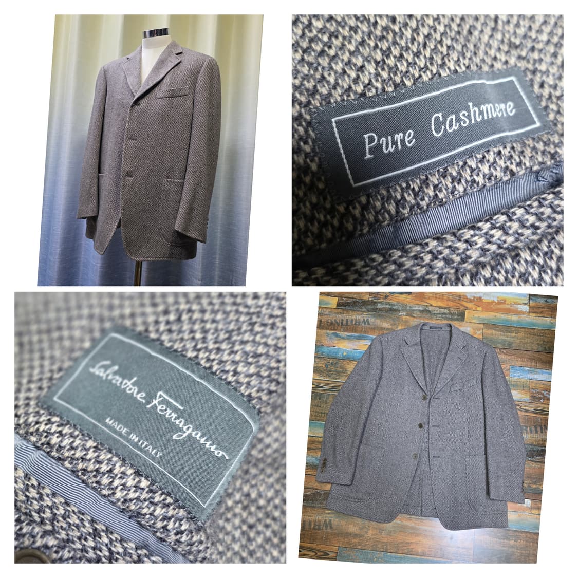 페라가모 퓨어 캐시미어 자켓 / 캐시미어 100% / 52 (105) 상품이미지1