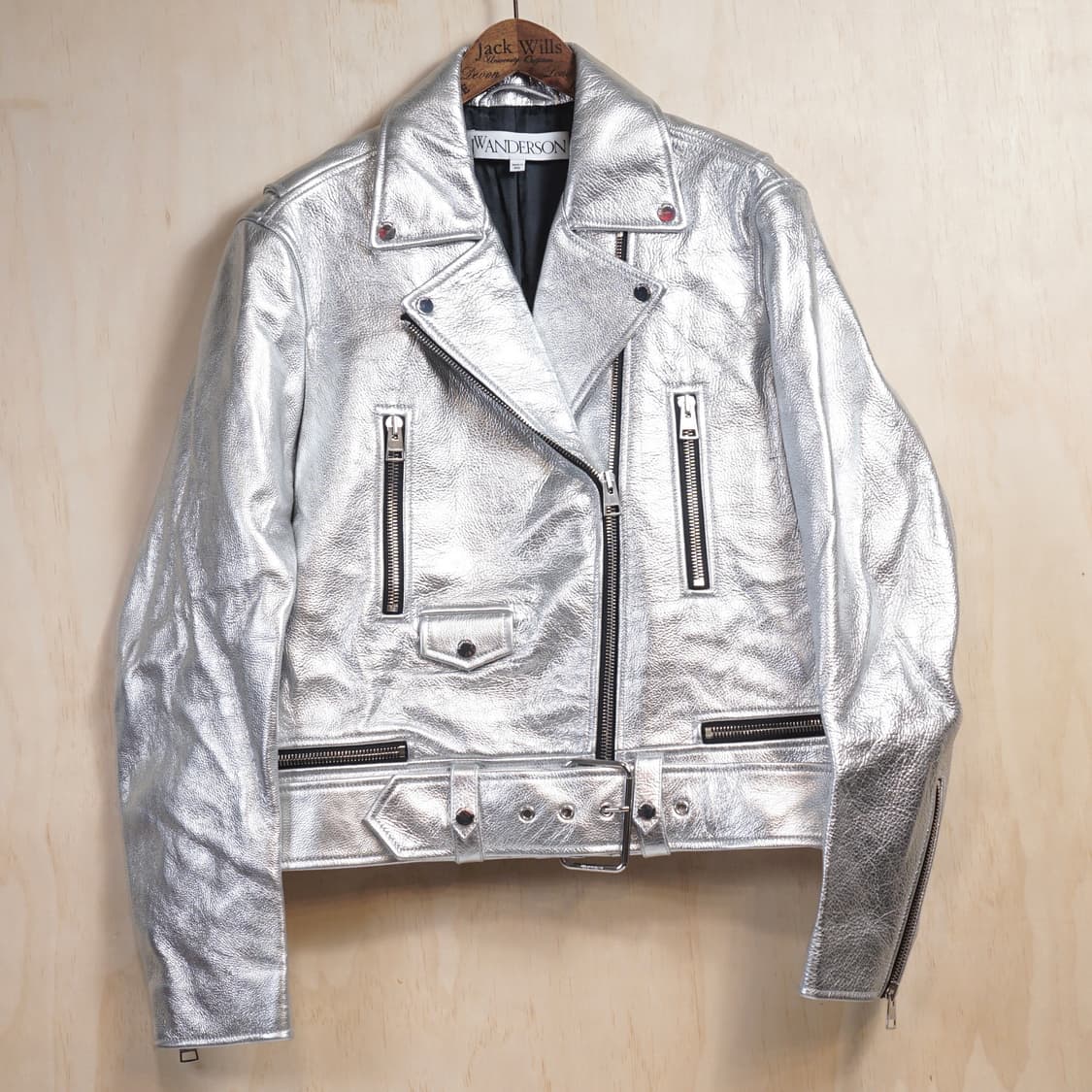 JW앤더슨 23FW 바이커 레더 자켓 상품이미지3