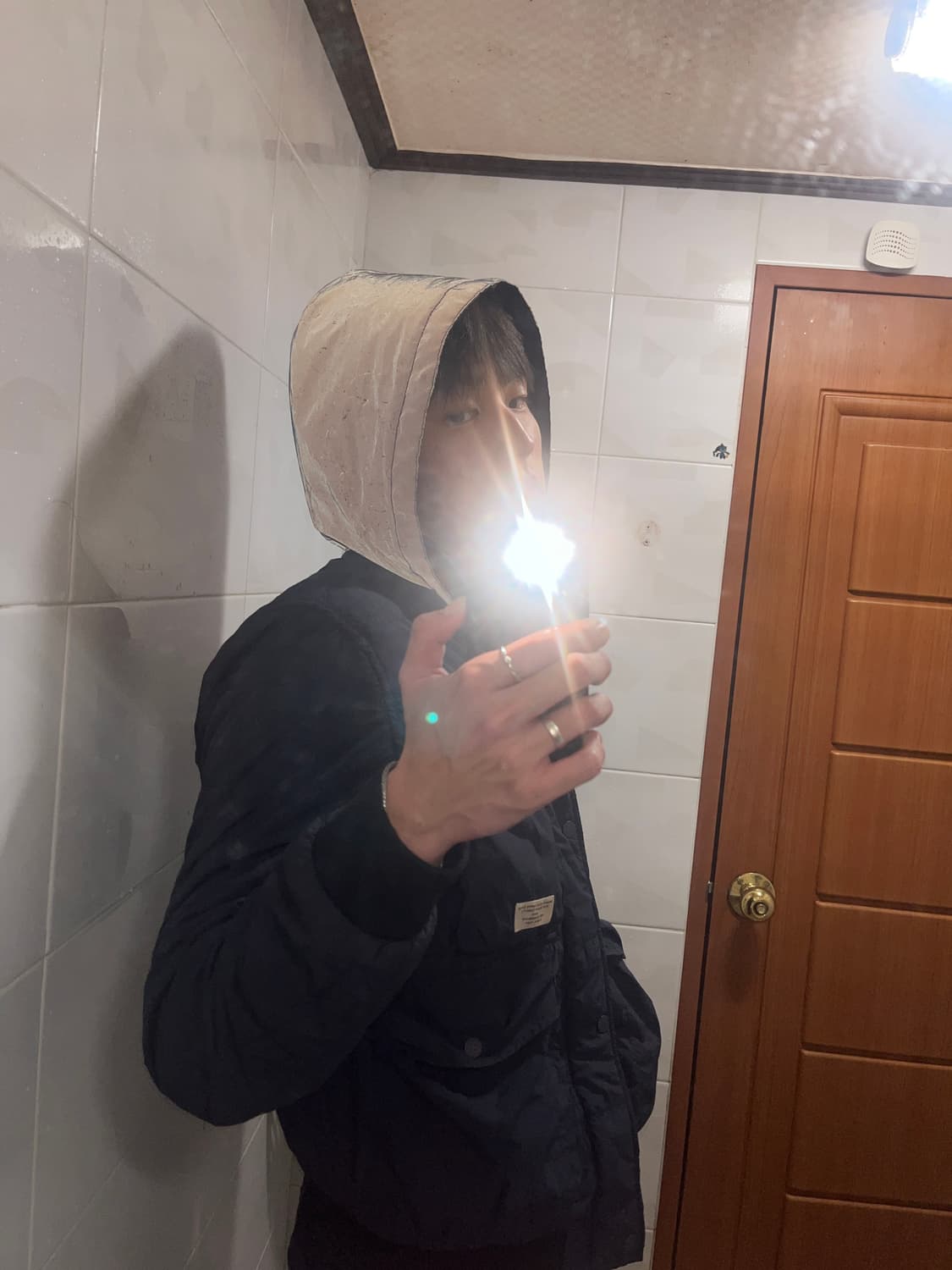 아르마니 익스체인지 나일론 후드 포인트 멀티포켓 자켓 상품이미지2