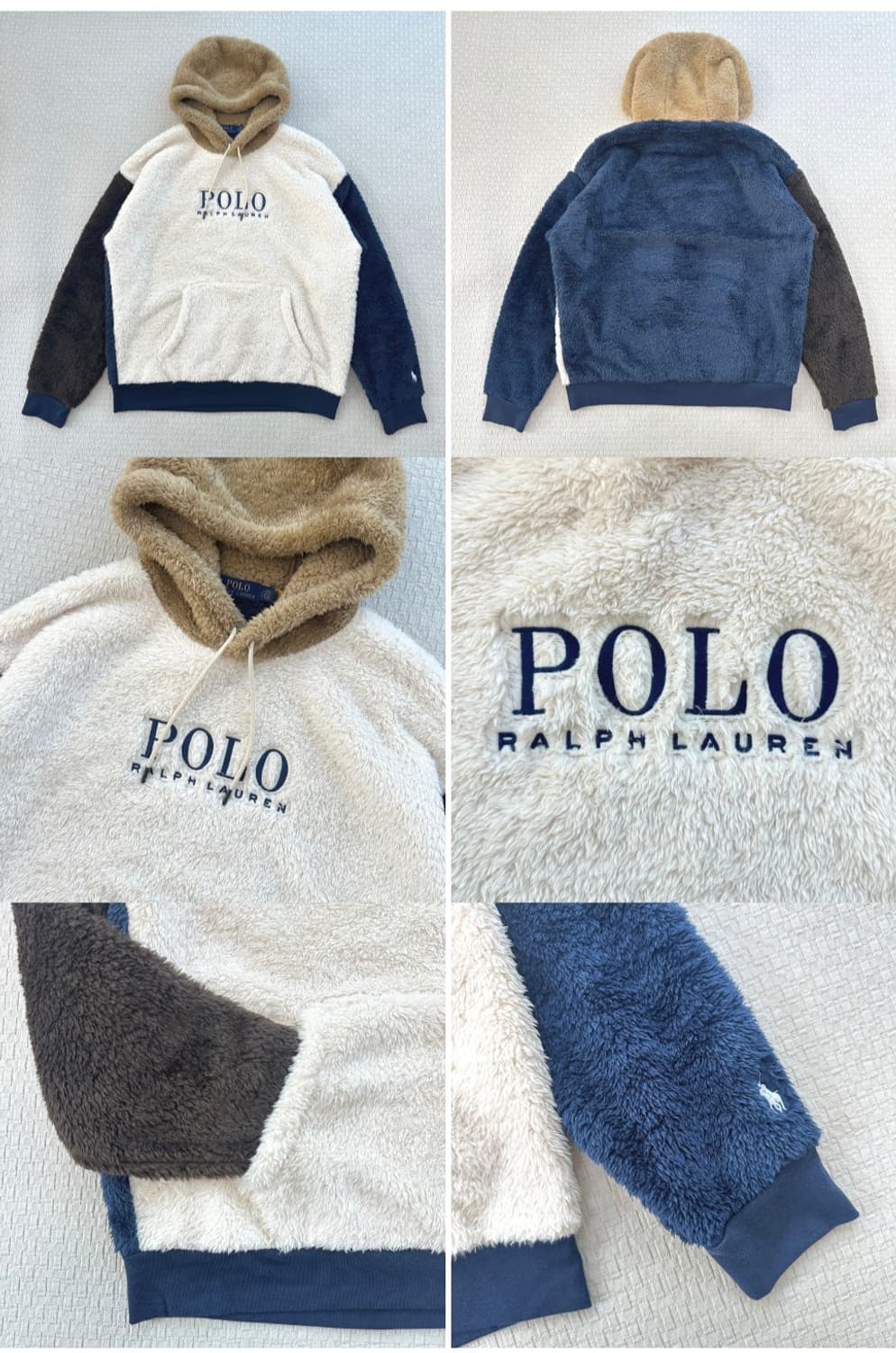 폴로랄프로렌 25fw 컬러블록 후드 상품이미지1