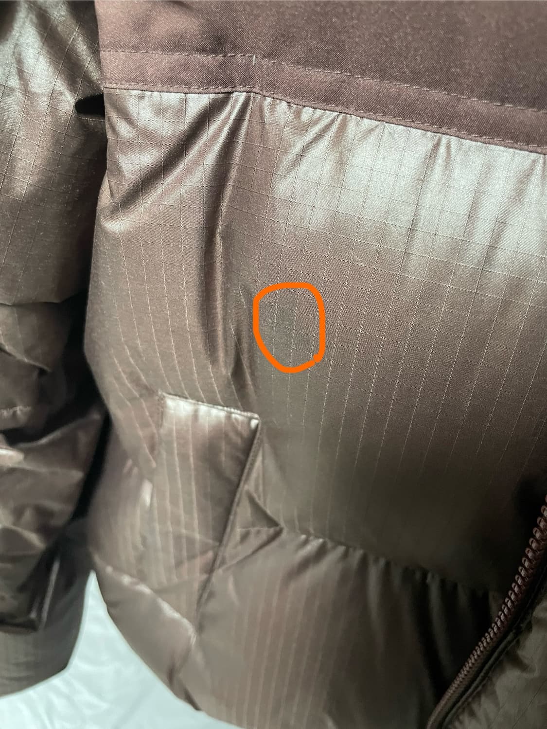 노스페이스 화이트라벨 눕시다운 코코아 브라운 상품이미지8