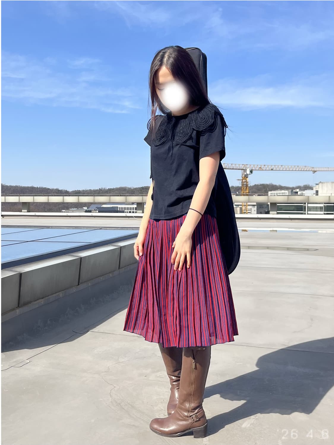 Corded Collar Tee 코디드 칼라 티 상품이미지3