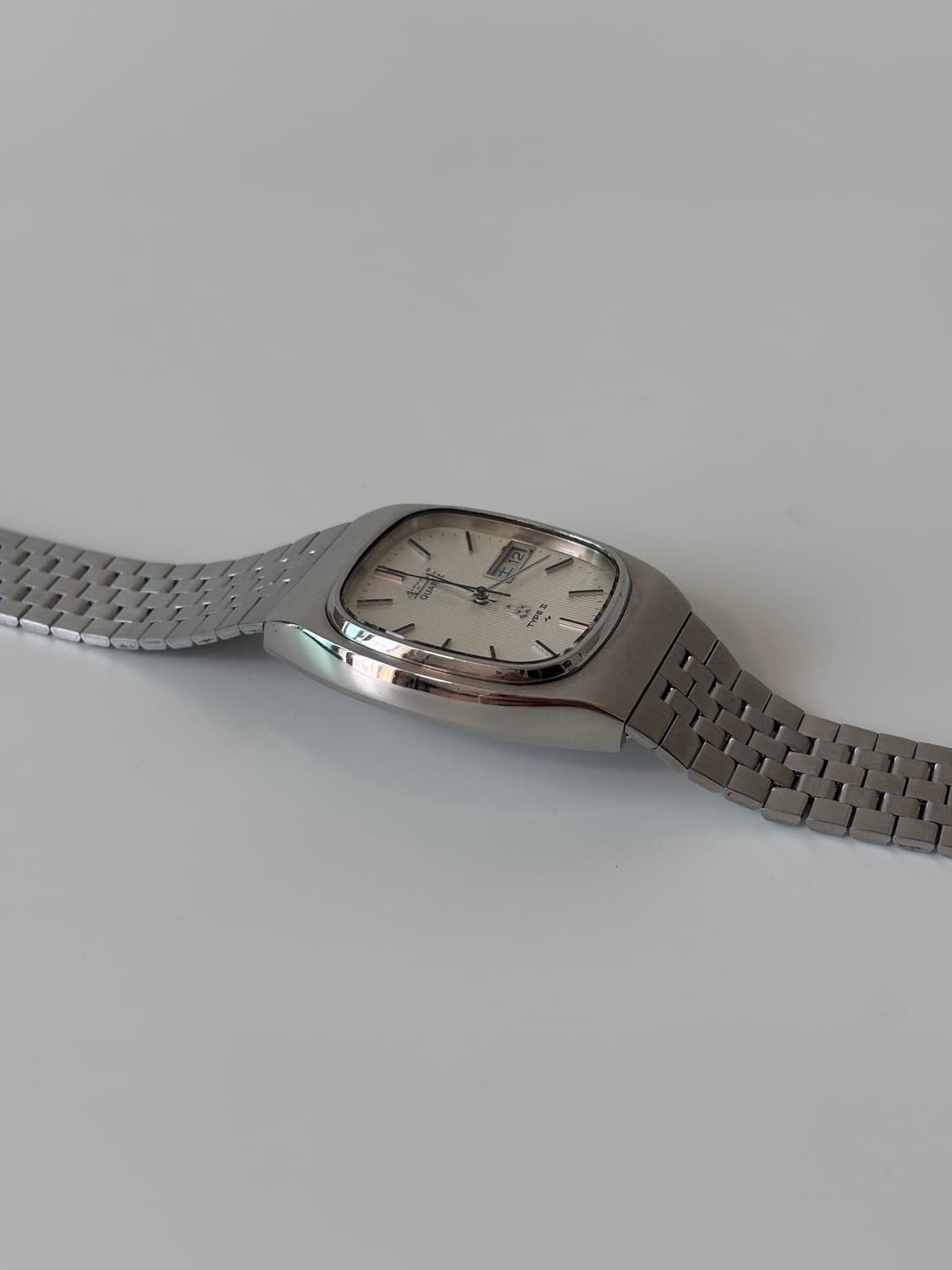 1980s Type2 Stripe Dial Square Quartz 상품이미지5