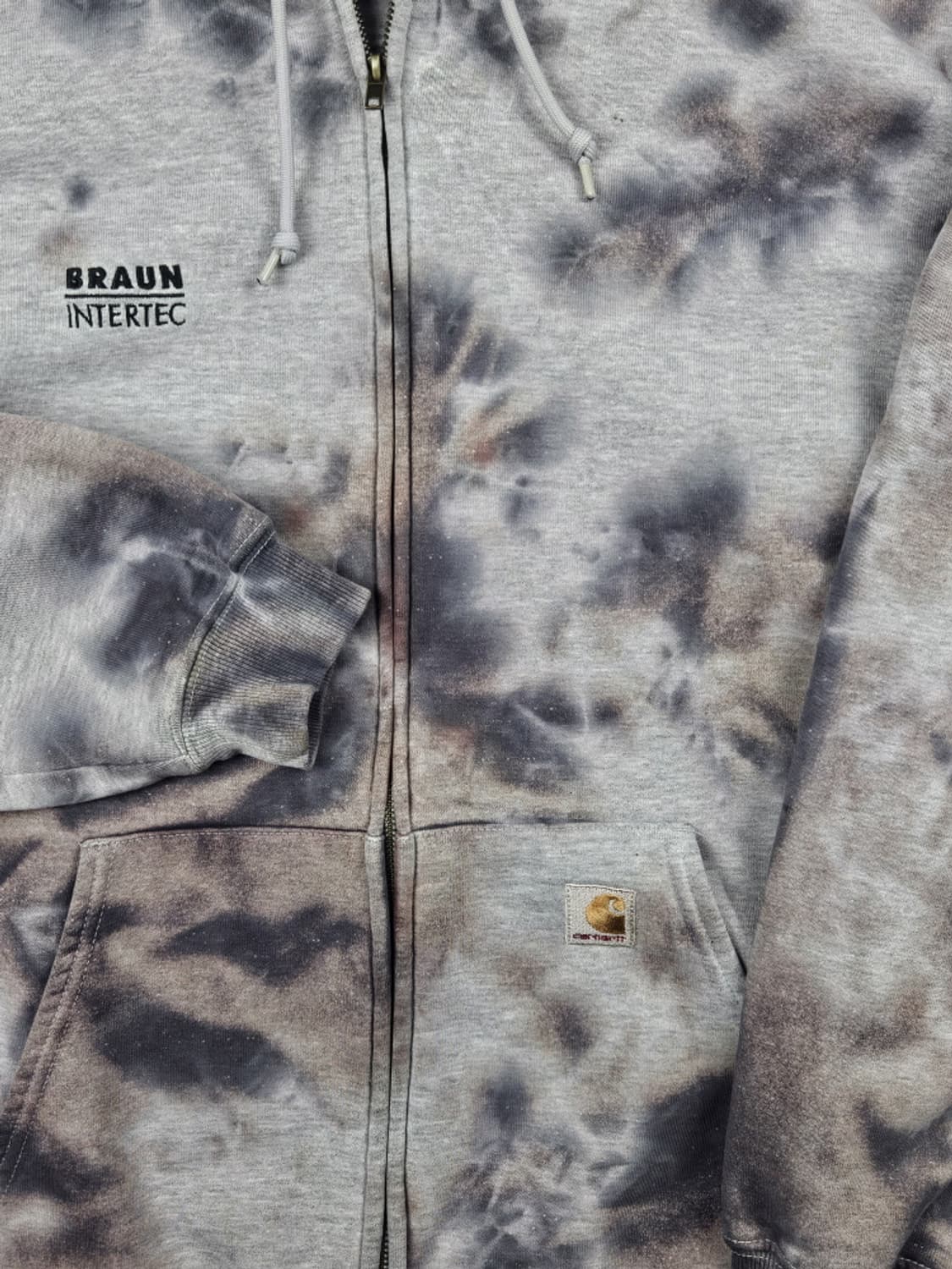 칼하트 다잉 워시드 커스텀 써멀 후드집업 ( L ) / 10008 상품이미지6