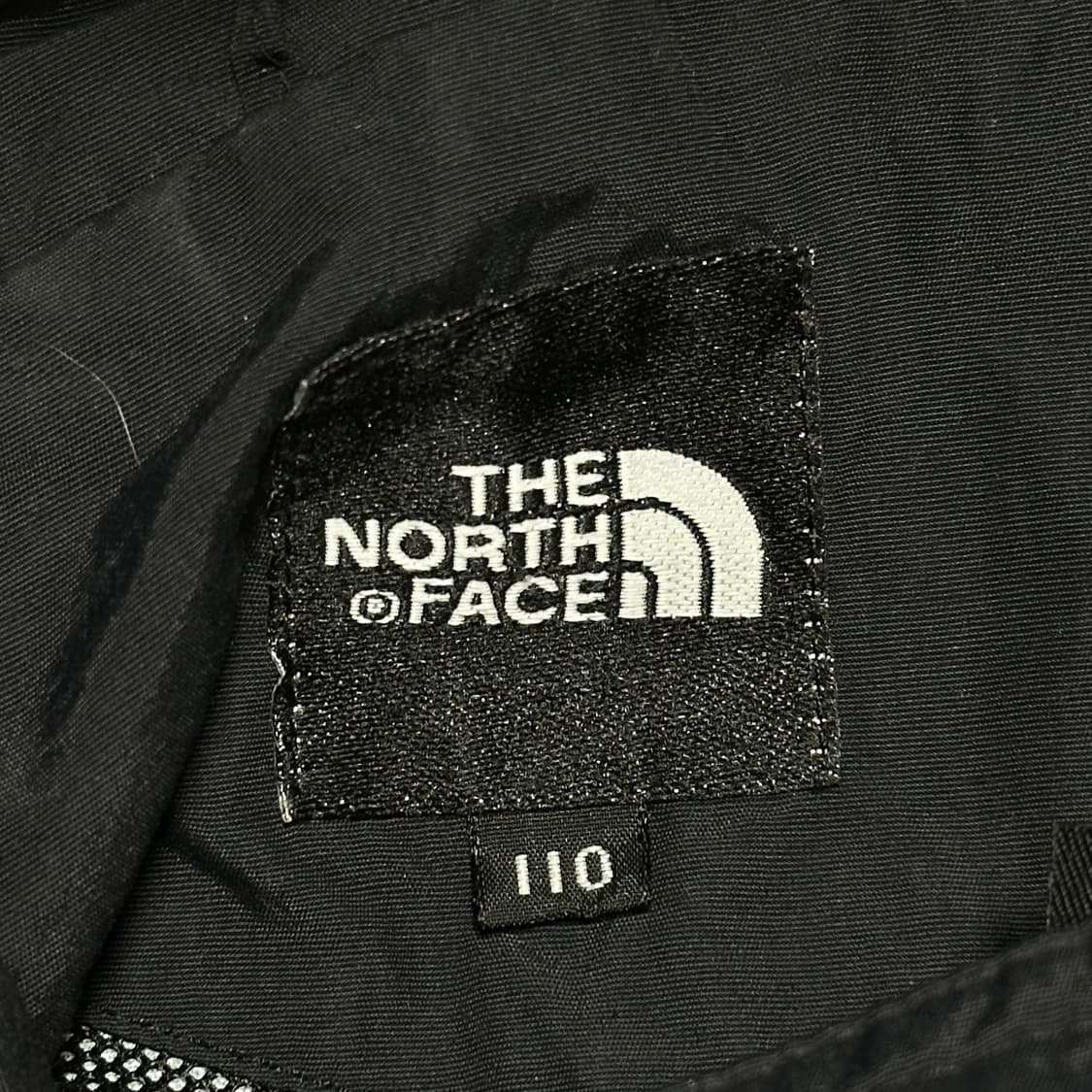 110 노스페이스 블랙 나일론 바람막이 상품이미지4