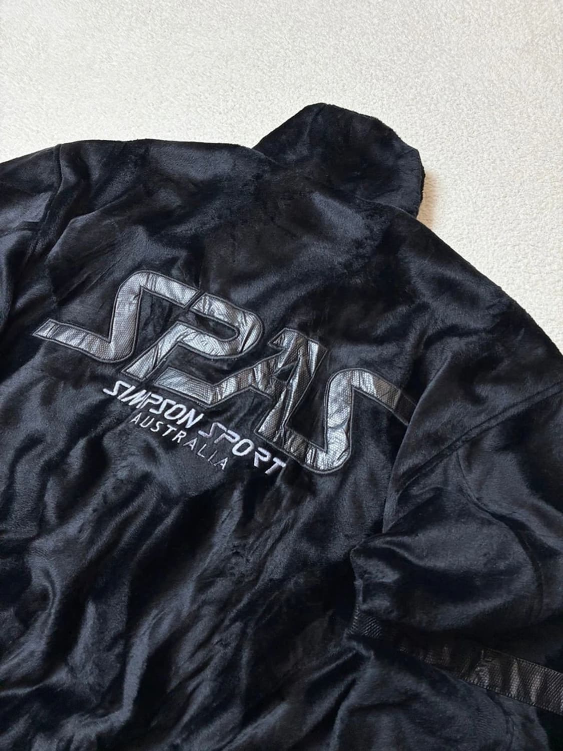 SIMPSON 00's 재팬 단모 블루종 자켓 PN6446 상품이미지6