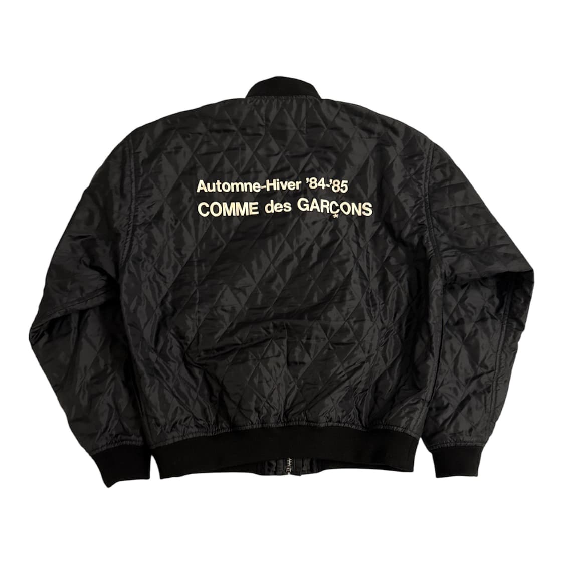 CDG 퀼티드 84-85 스태프 블루종 블랙 m 상품이미지4