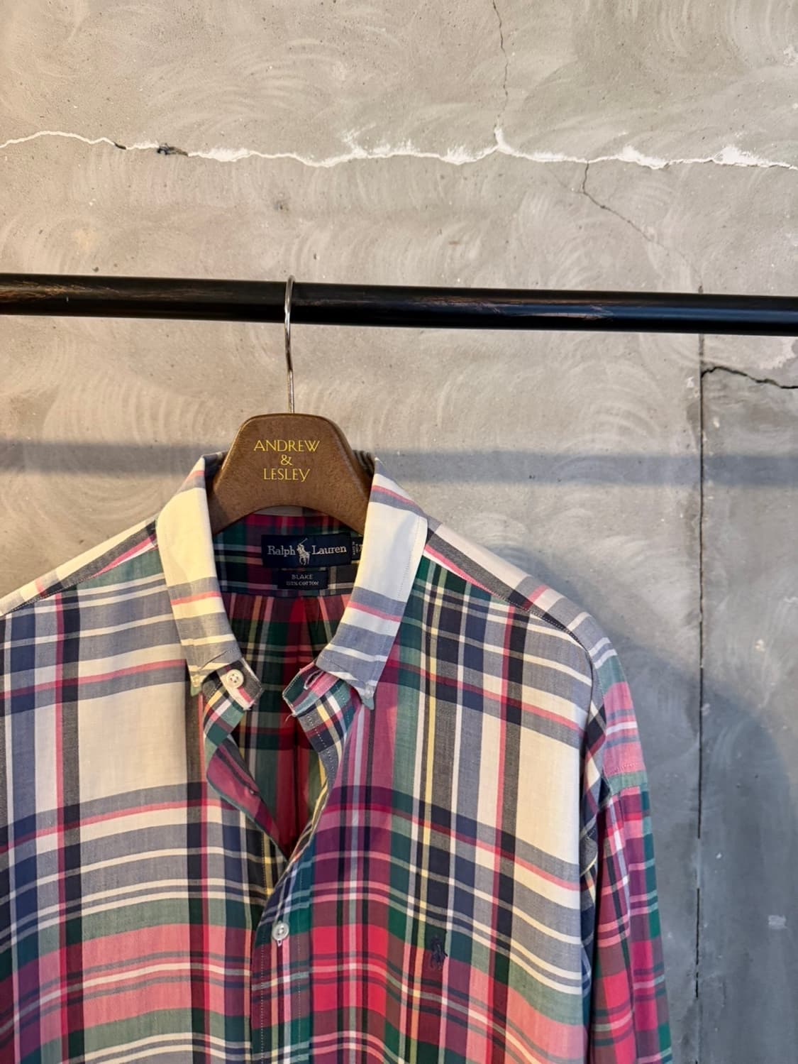 폴로 랄프로렌 마드라스 셔츠 남성105 상품이미지5