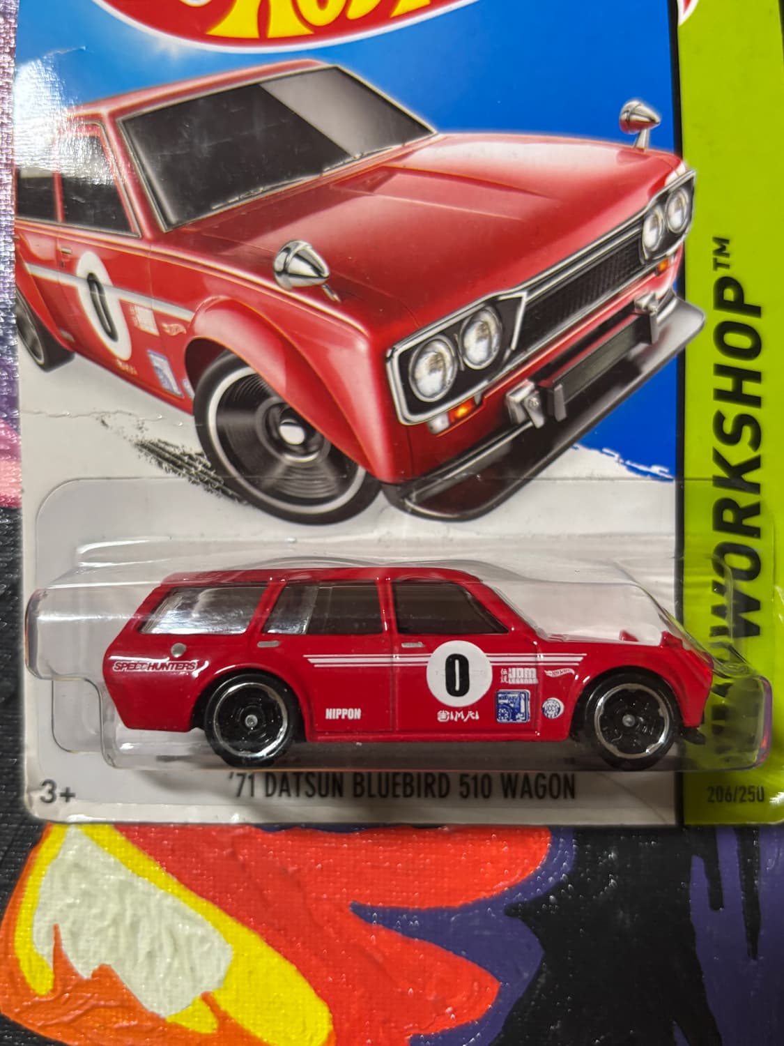 빈티지)미개봉) 핫휠 닷슨 블루버드 웨건 다이캐스트 인테리어 소품 상품이미지5