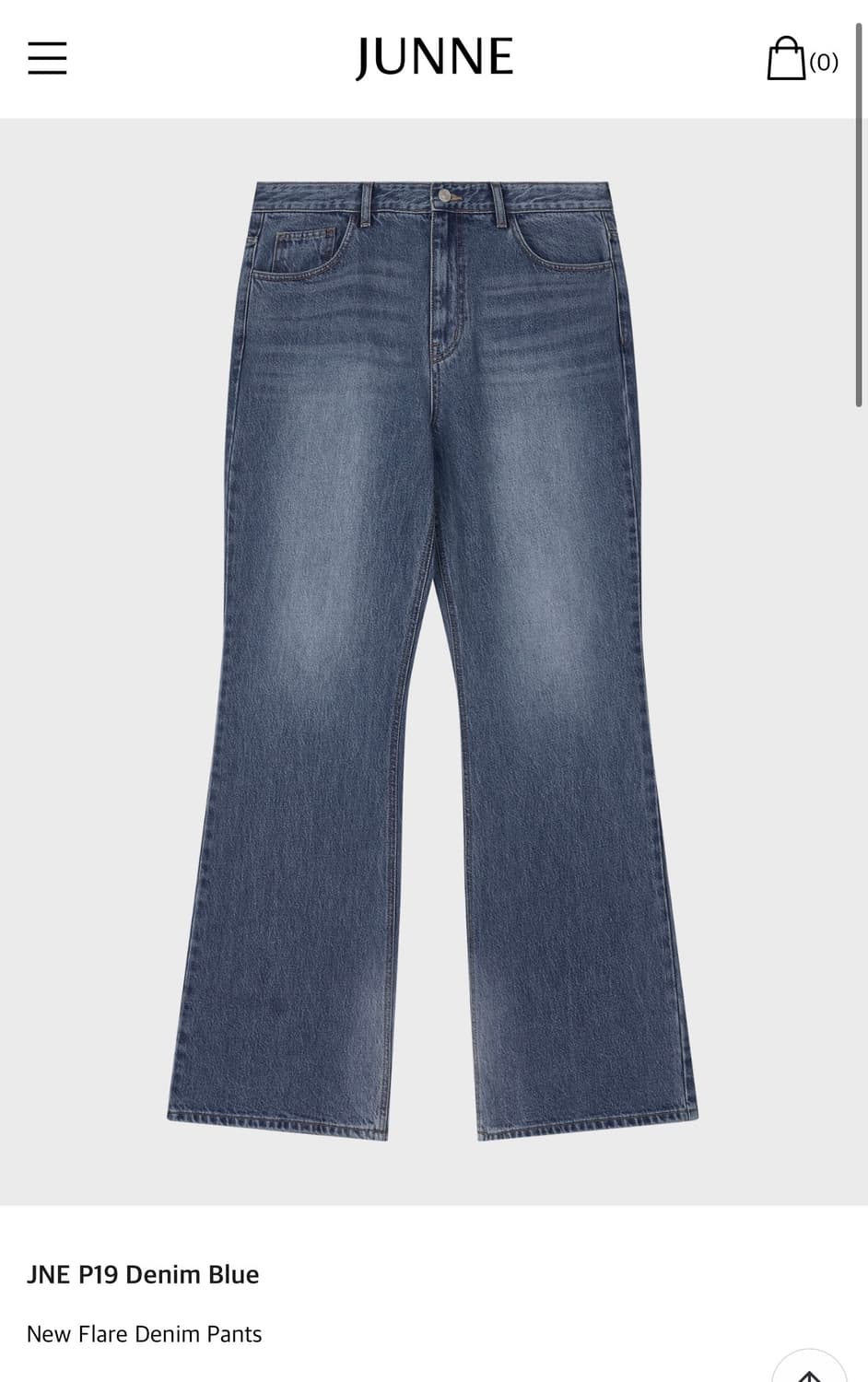 (구매) 준느 P19 플레어데님 S&M 상품이미지1