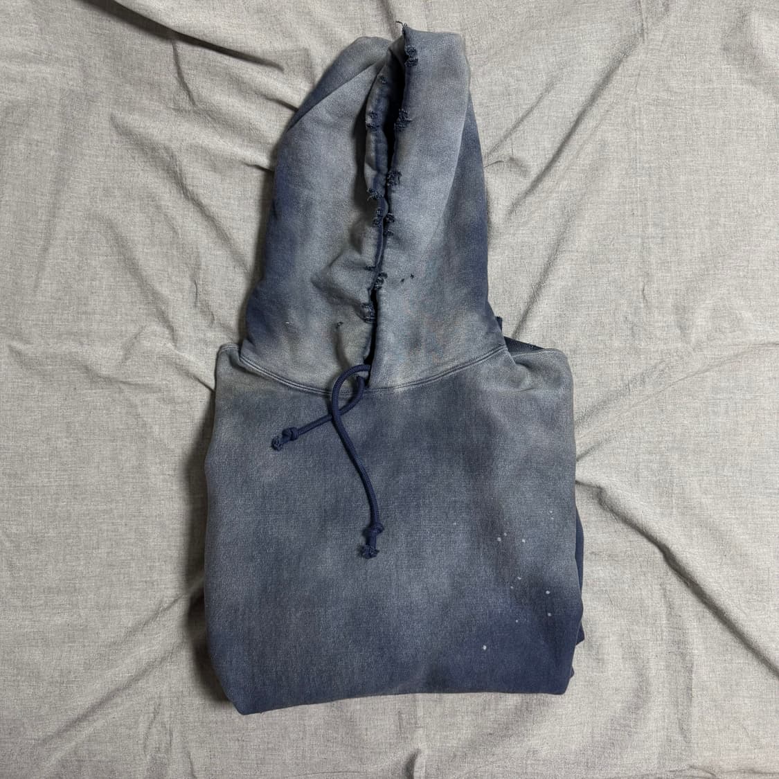 [XL] 바우와우 재팬 데미지 후드 - 네이비 상품이미지2