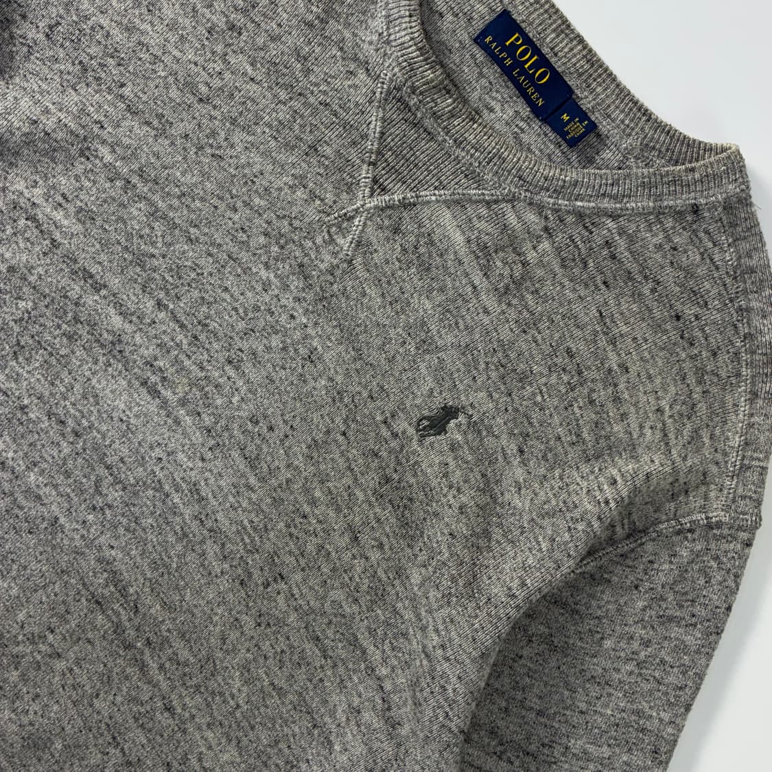 Polo  폴로 랄프로렌 자수 코튼 그레이 니트  상품이미지3