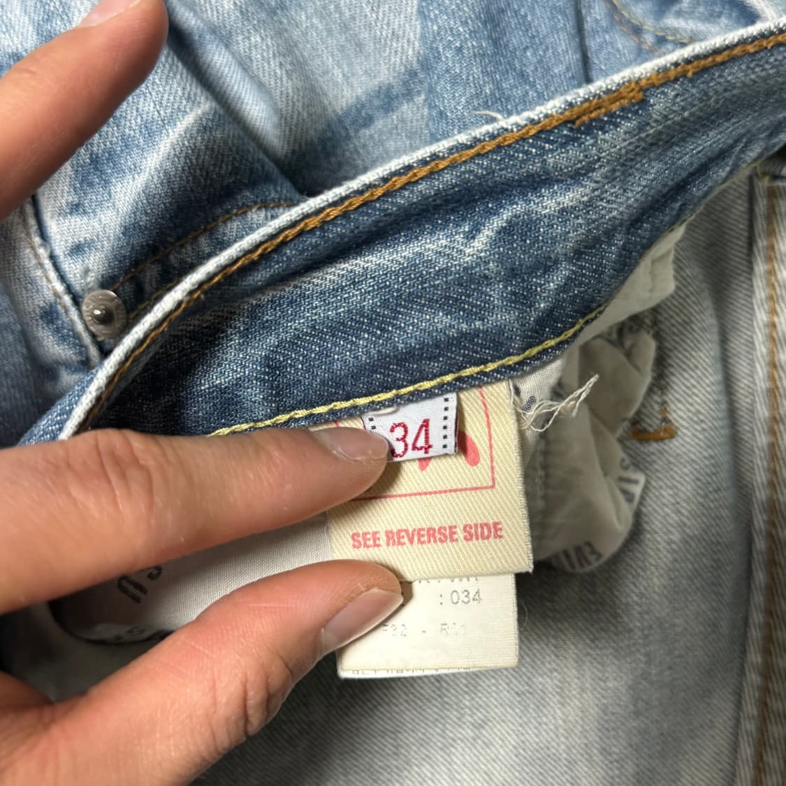 EVISU 에비수 버뮤다 팬츠 34 상품이미지5