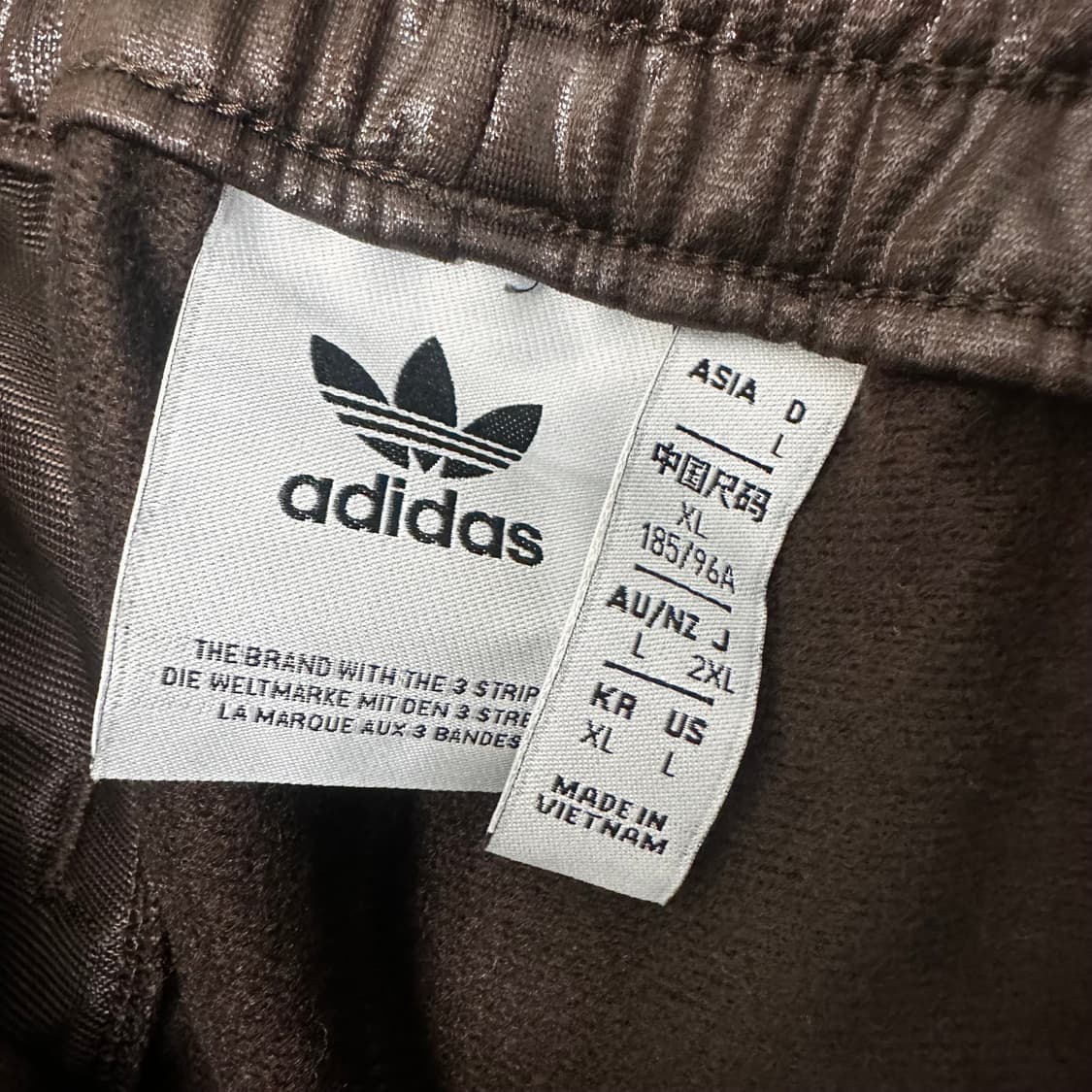 아디다스 칠레 20 코팅 레더 조거팬츠 XL 상품이미지4