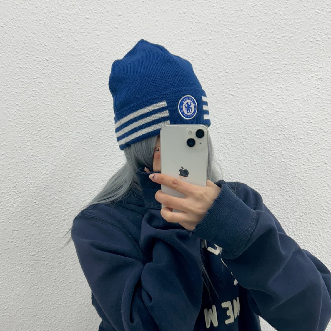 아디다스 첼시 단가라 블루 비니 상품이미지2