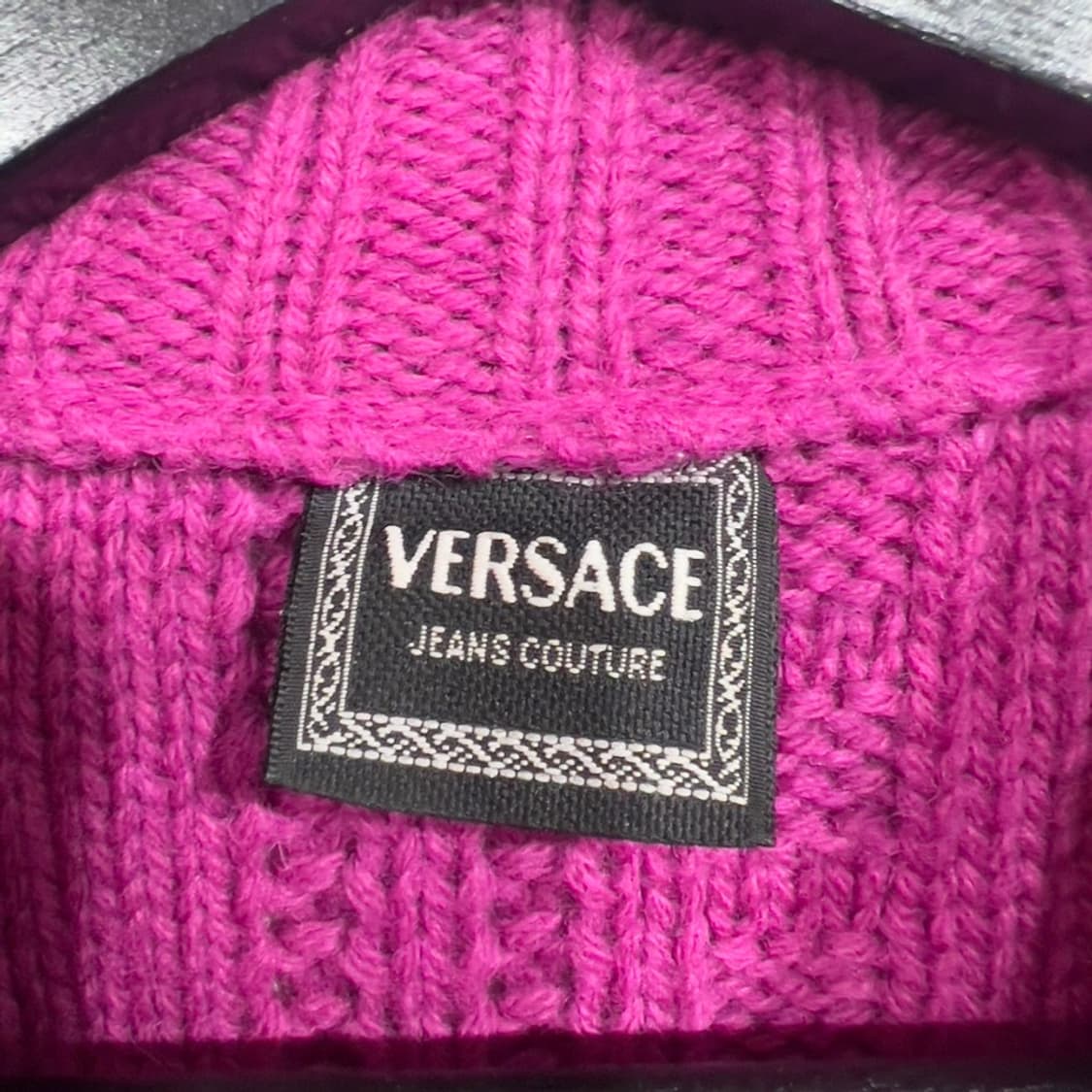 베르사체 퍼플핑크 니트 상품이미지5