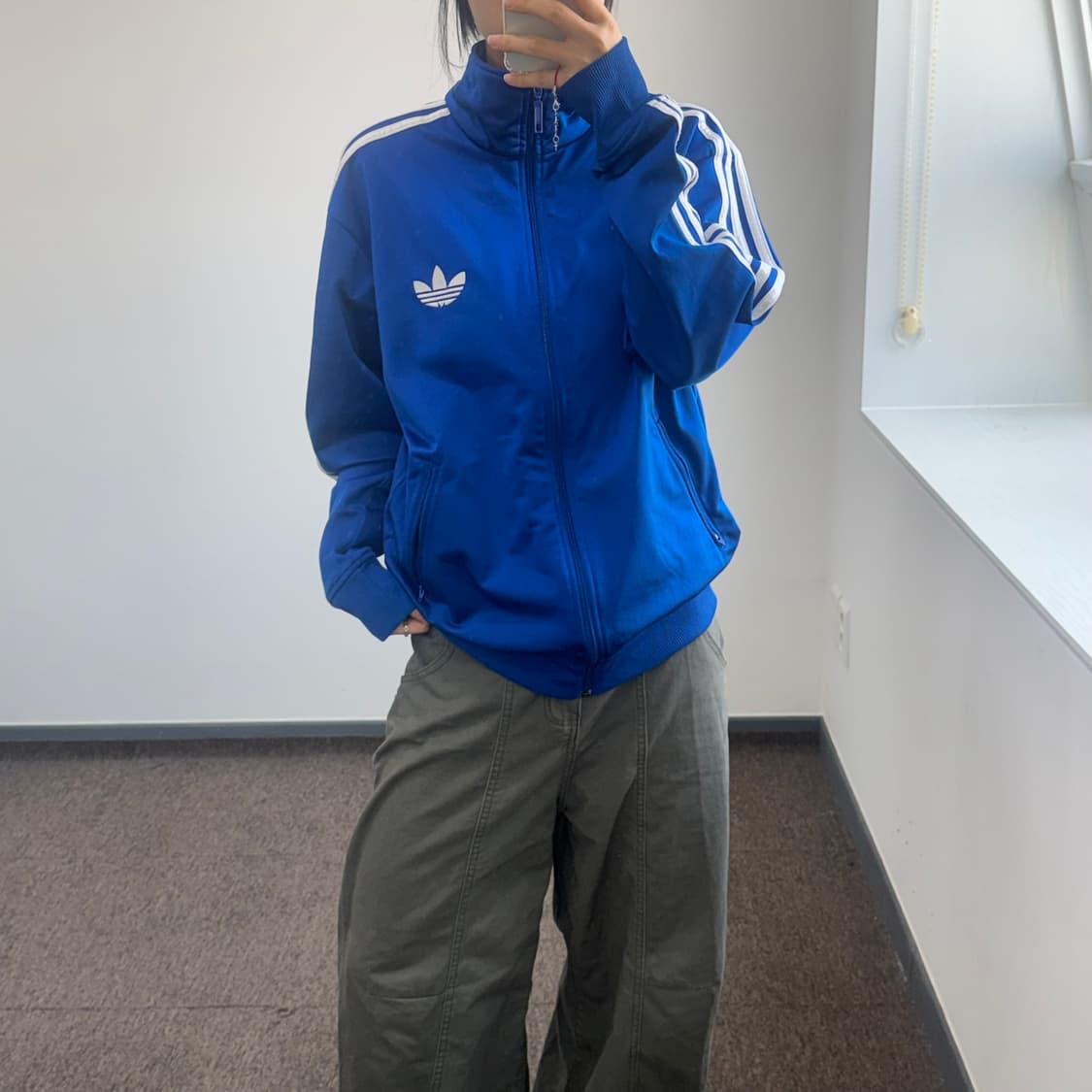 Adidas 아디다스 블루 구파 져지 상품이미지1