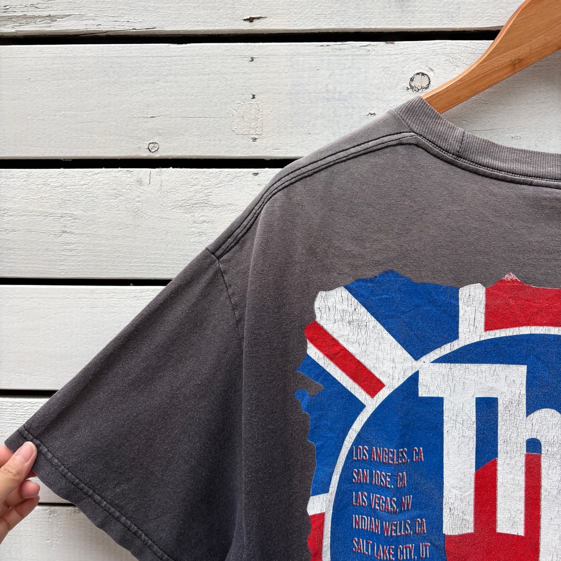 Vintage 빈티지 The Who 06s 투어 밴드티 반팔 티셔츠 상품이미지8