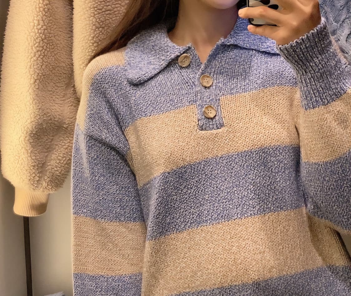 자라 폴로 니트 m (새상품) 상품이미지4