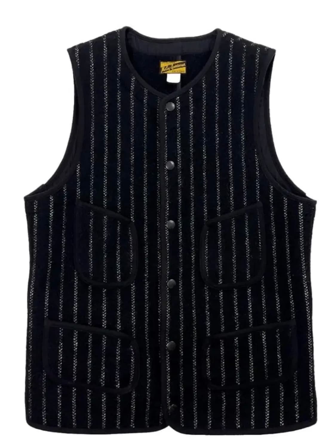 40) 리얼맥코이 조맥코이 울 스트라이프 베스트 상품이미지1