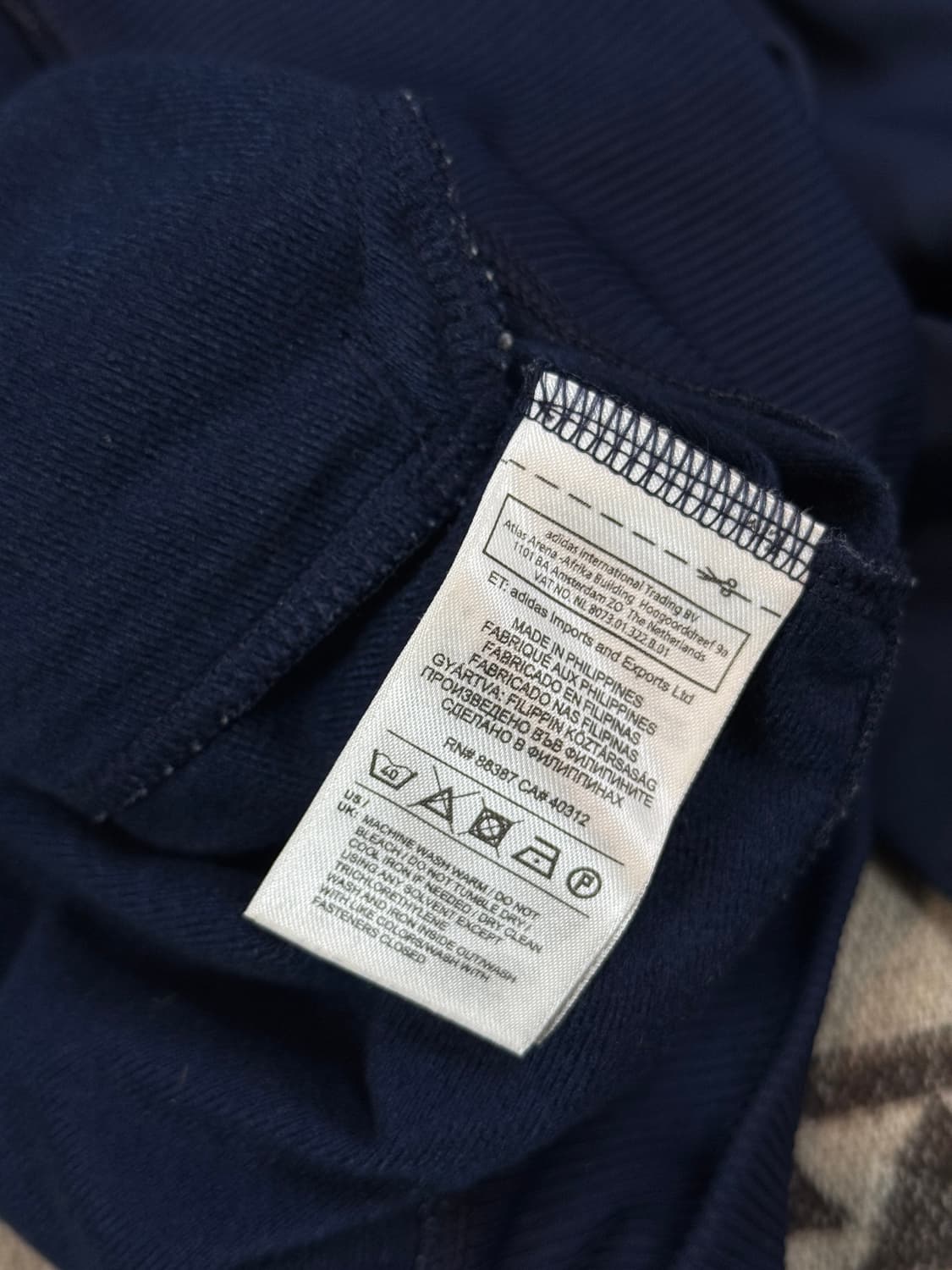 아디다스 구파이어버드 트랙탑 네이비/옐로우 상품이미지7