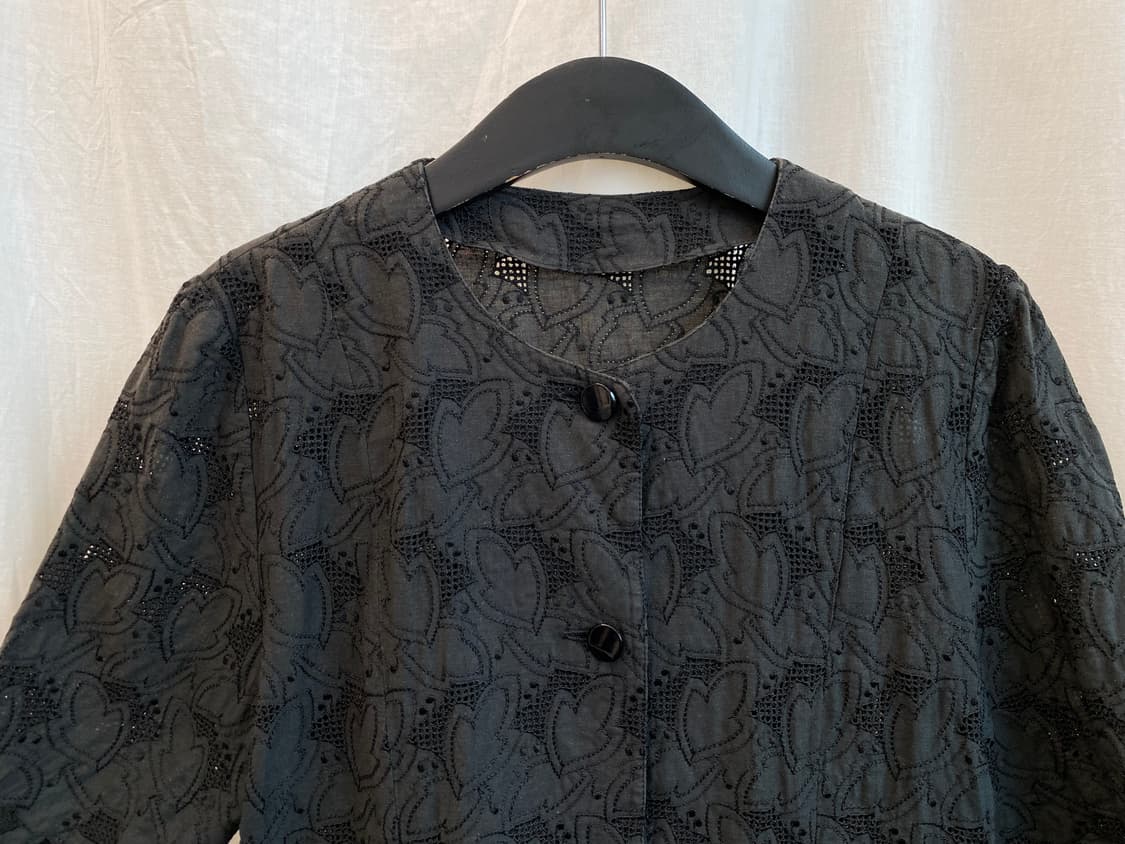 블랙 반팔 자켓(M) 상품이미지5