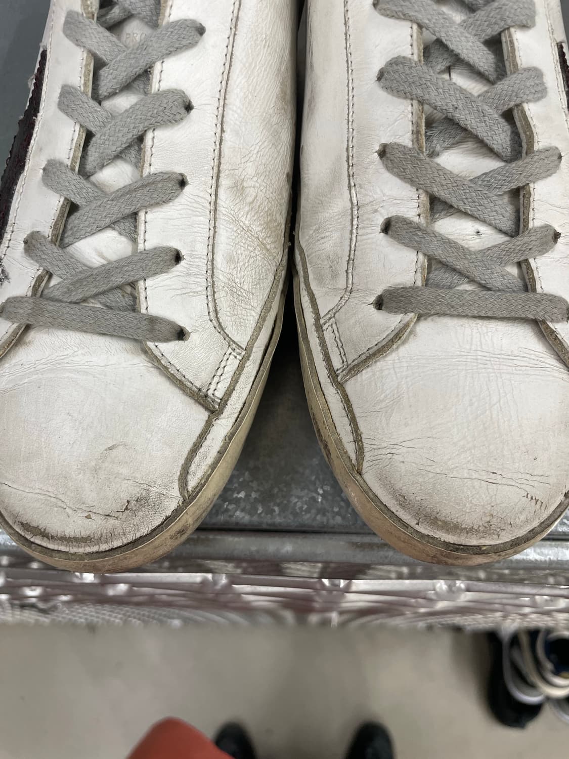 골든구스 슈퍼스타 화이트 블랙탭 38 상품이미지7