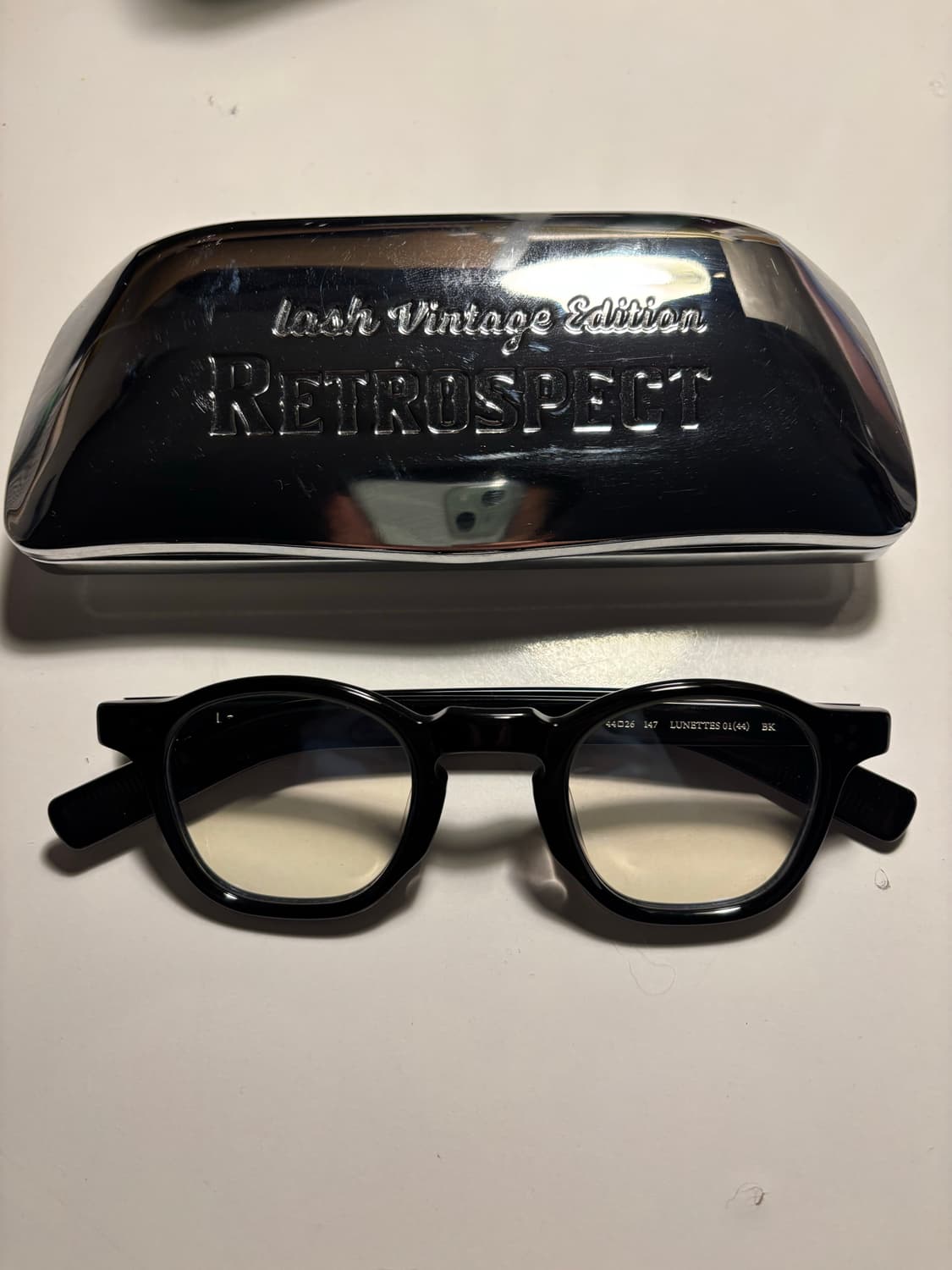 래쉬 lunettes 루네뜨 44 사이즈 블랙 새상품 상품이미지3