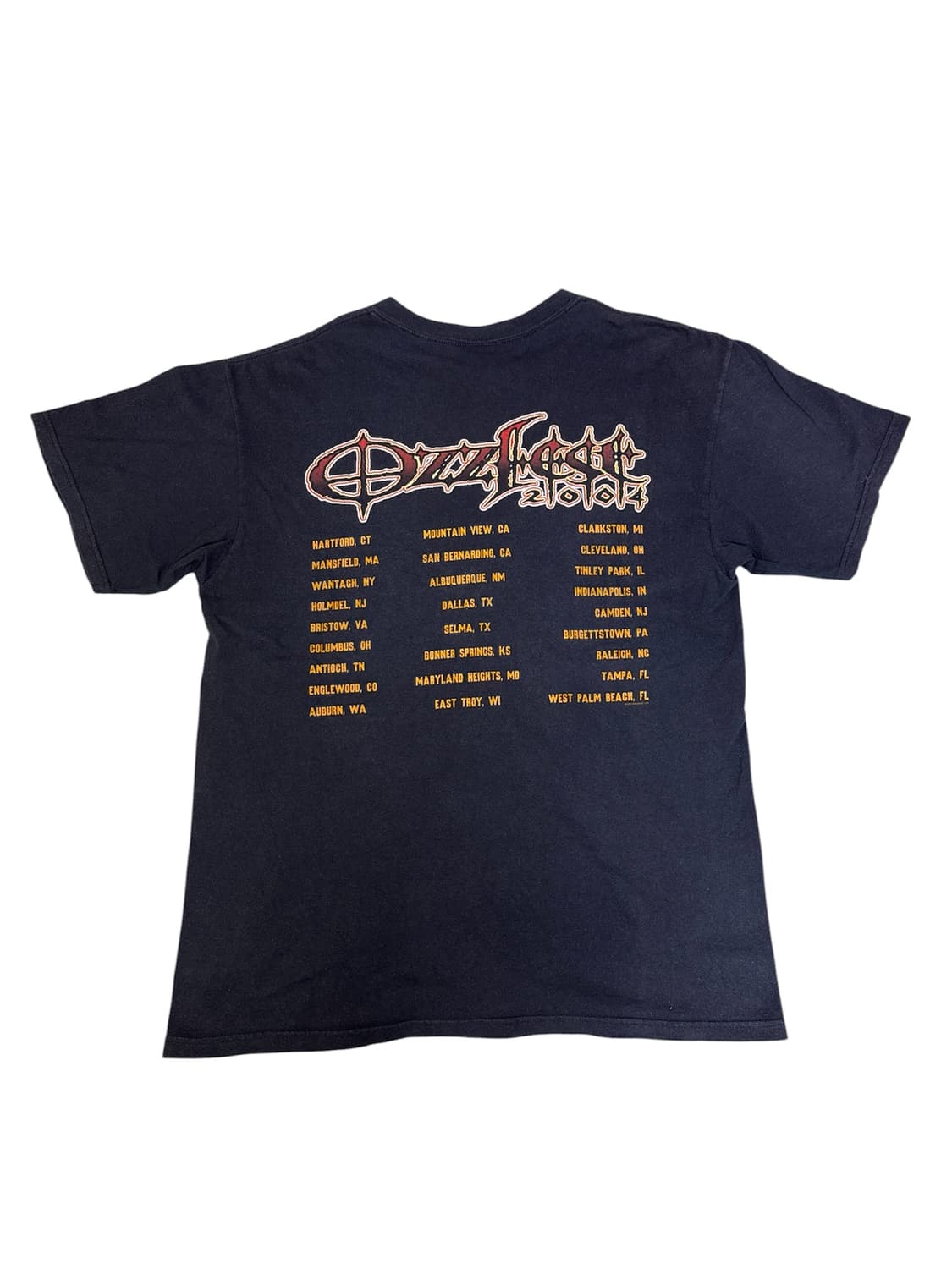 빈티지 00s 오지오스본 오지페스트 OZZFEST 04 투어티 L 상품이미지4