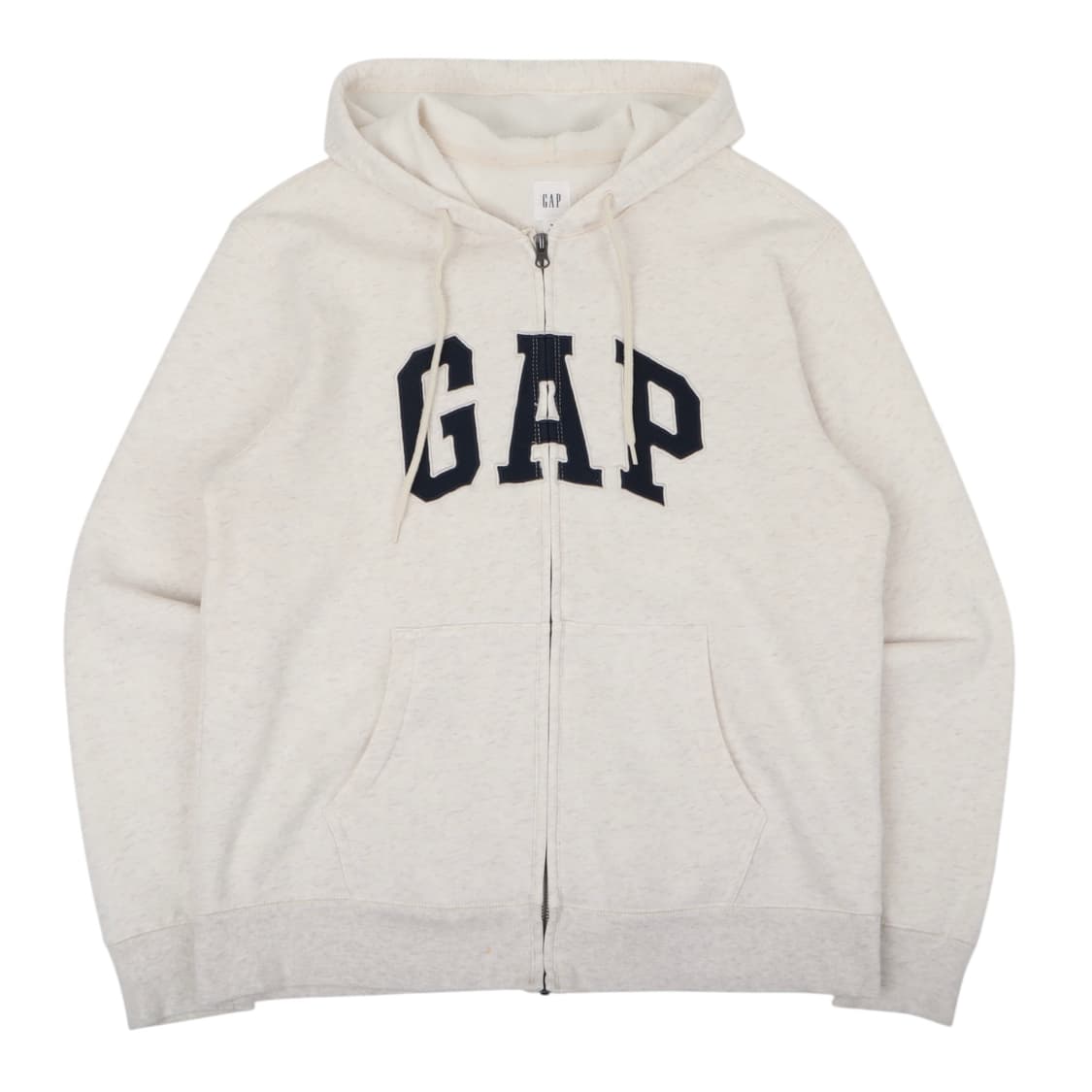 갭 오트밀 아치 로고 후드집업 상품이미지1