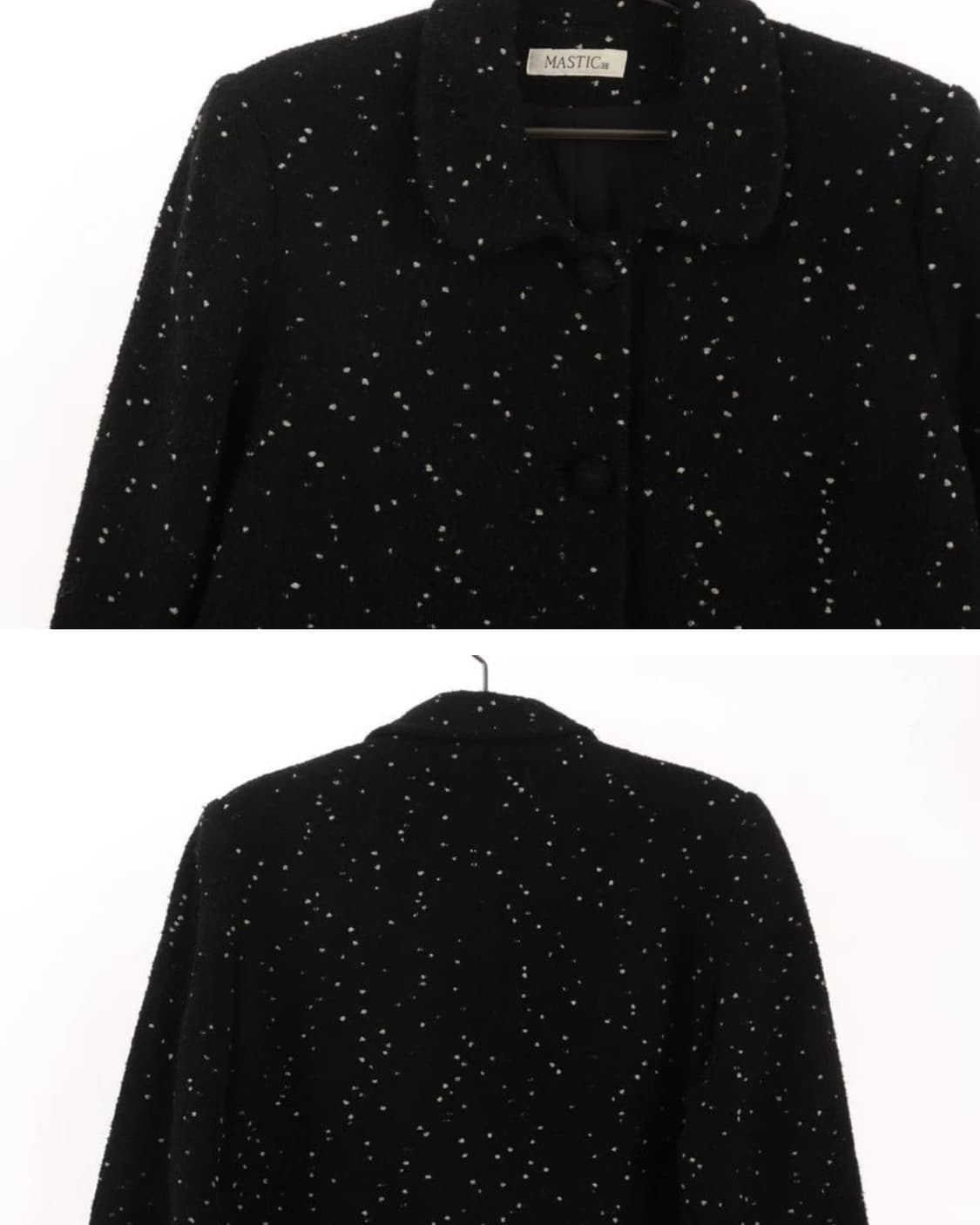 빈티지 도트 울 자켓 상품이미지2