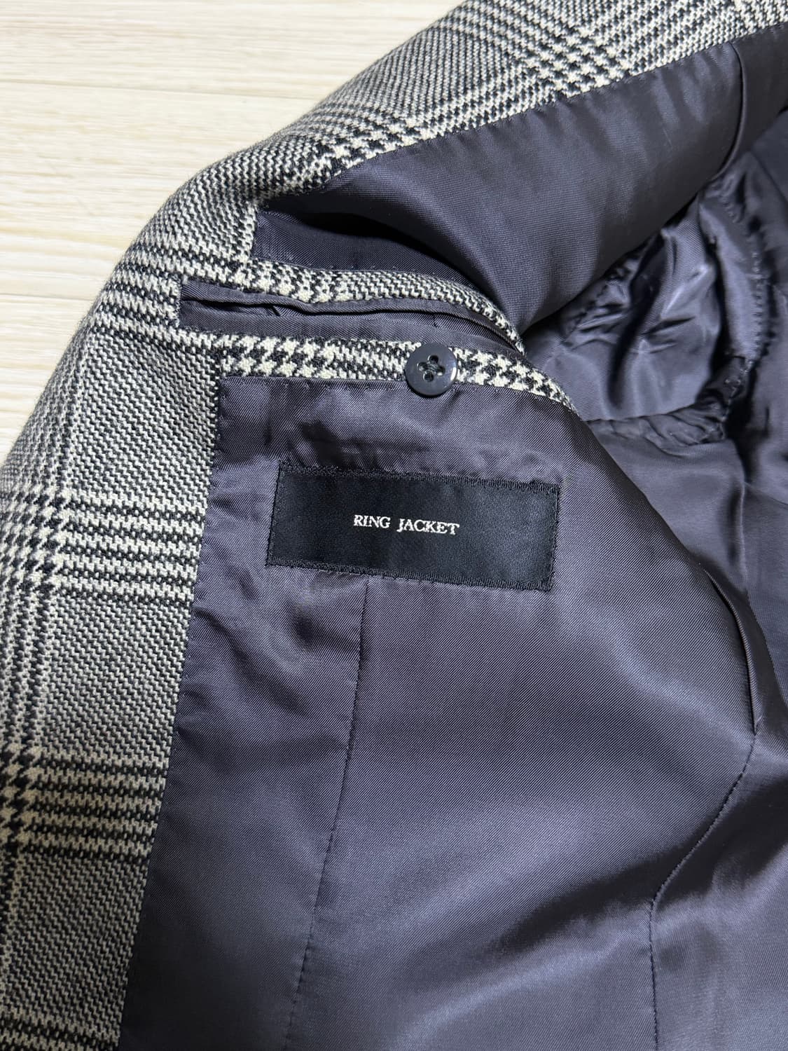 링자켓 블랙라벨 글렌체크 자켓 46 상품이미지4
