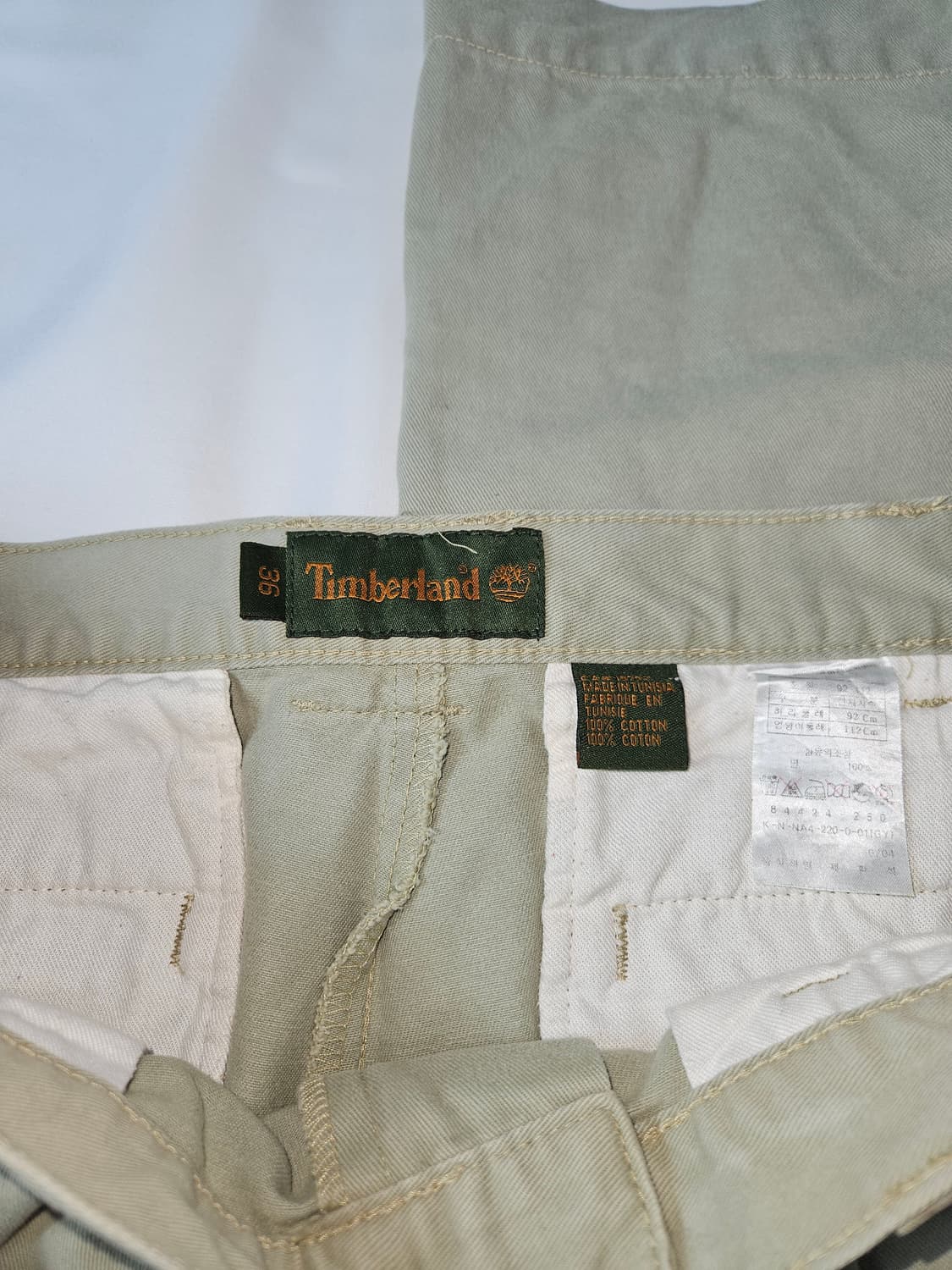 팀버랜드 00s 빈티지 코튼팬츠 치노 슬랙스 바지 36 상품이미지3