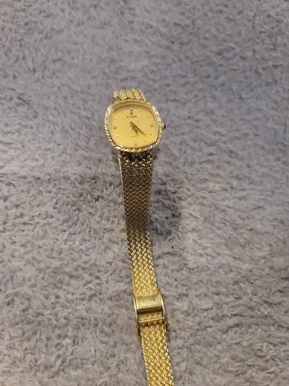 CYMA / KLAEUSE 금장 시계 2개 세트 일괄판매 상품이미지4