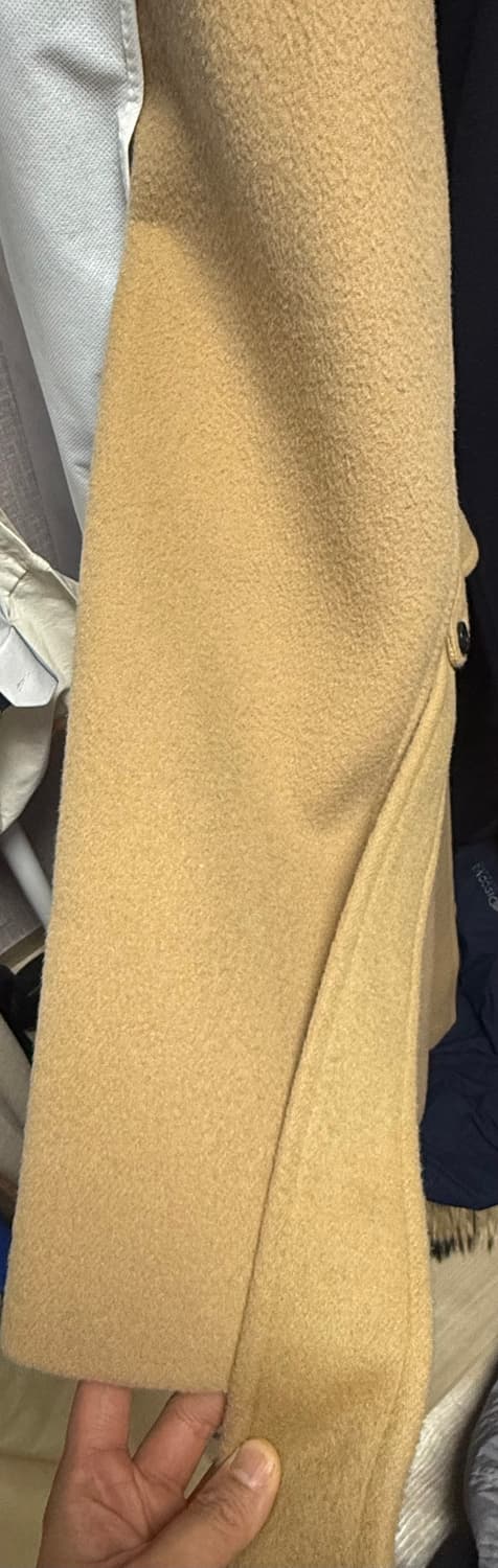 IEY 랩 더블 오버코트 베이지 상품이미지3