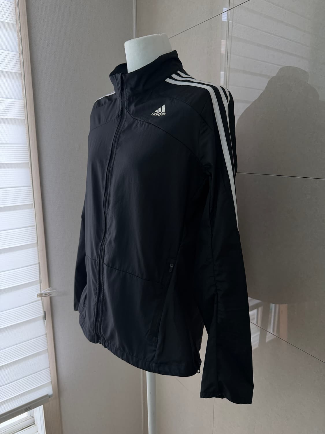 아디다스 삼선 바람막이 블랙 L 상품이미지2