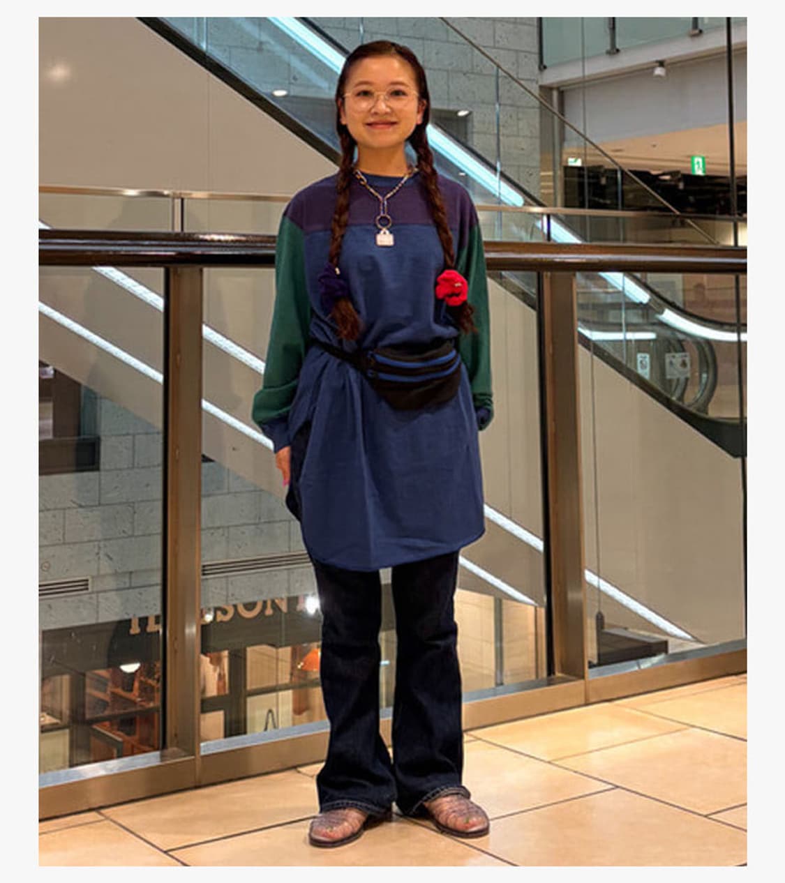 BEAMS BOY - 25SS DENIM FLARE PANTS 상품이미지3