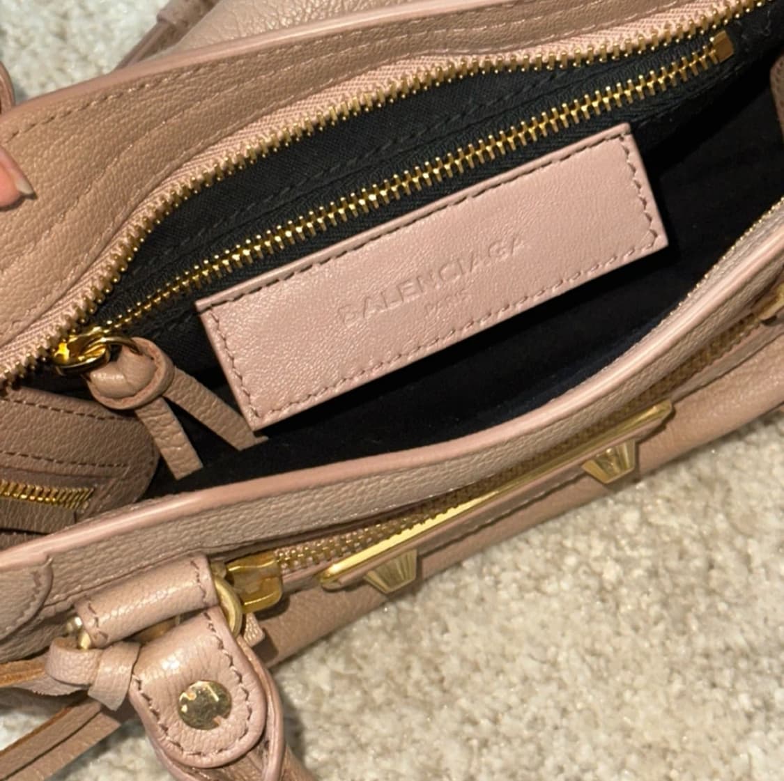 발렌시아가 시티백 미니 핑크 상품이미지5