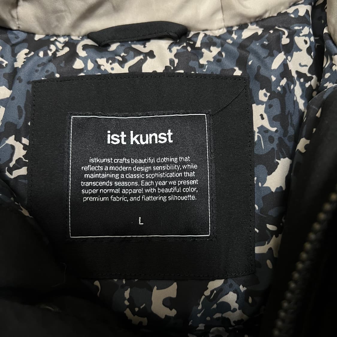 이스트쿤스트 덕다운 밀리터리 후드 파카 패딩 점퍼 [블랙] L/100 상품이미지4