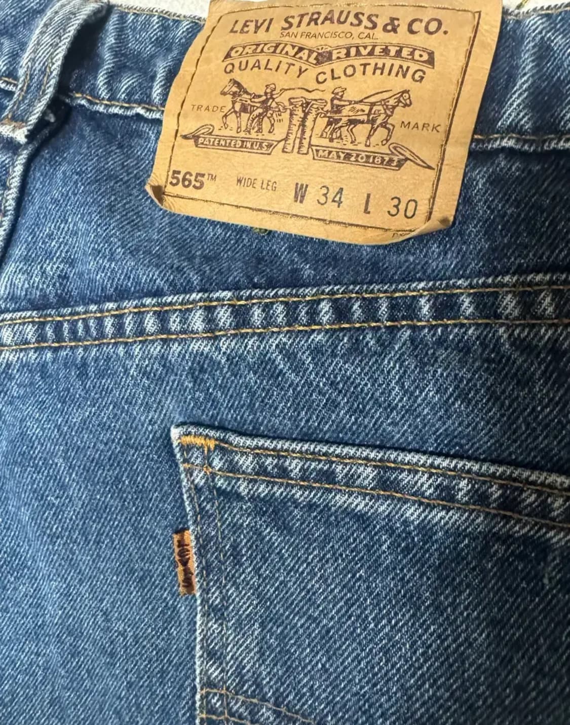 🇺🇸 90s USA 리바이스 565 [34x30] 상품이미지3