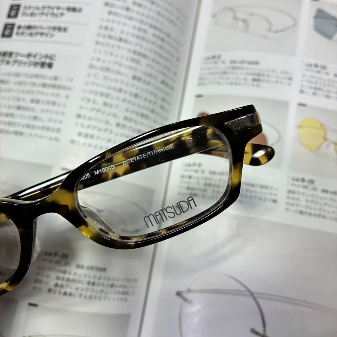 MATSUDA 마츠다 톨토이즈 뿔테 일본 안경 상품이미지2