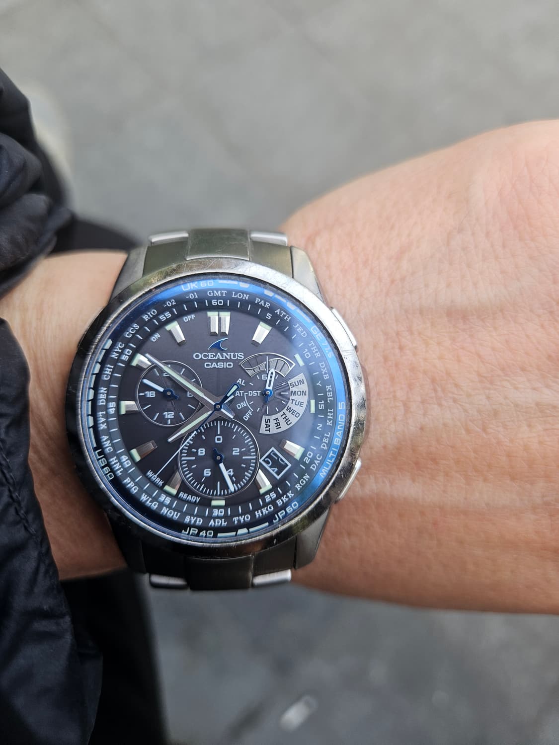 카시오 ocw-m700 4749 티타늄 시계 상품이미지5